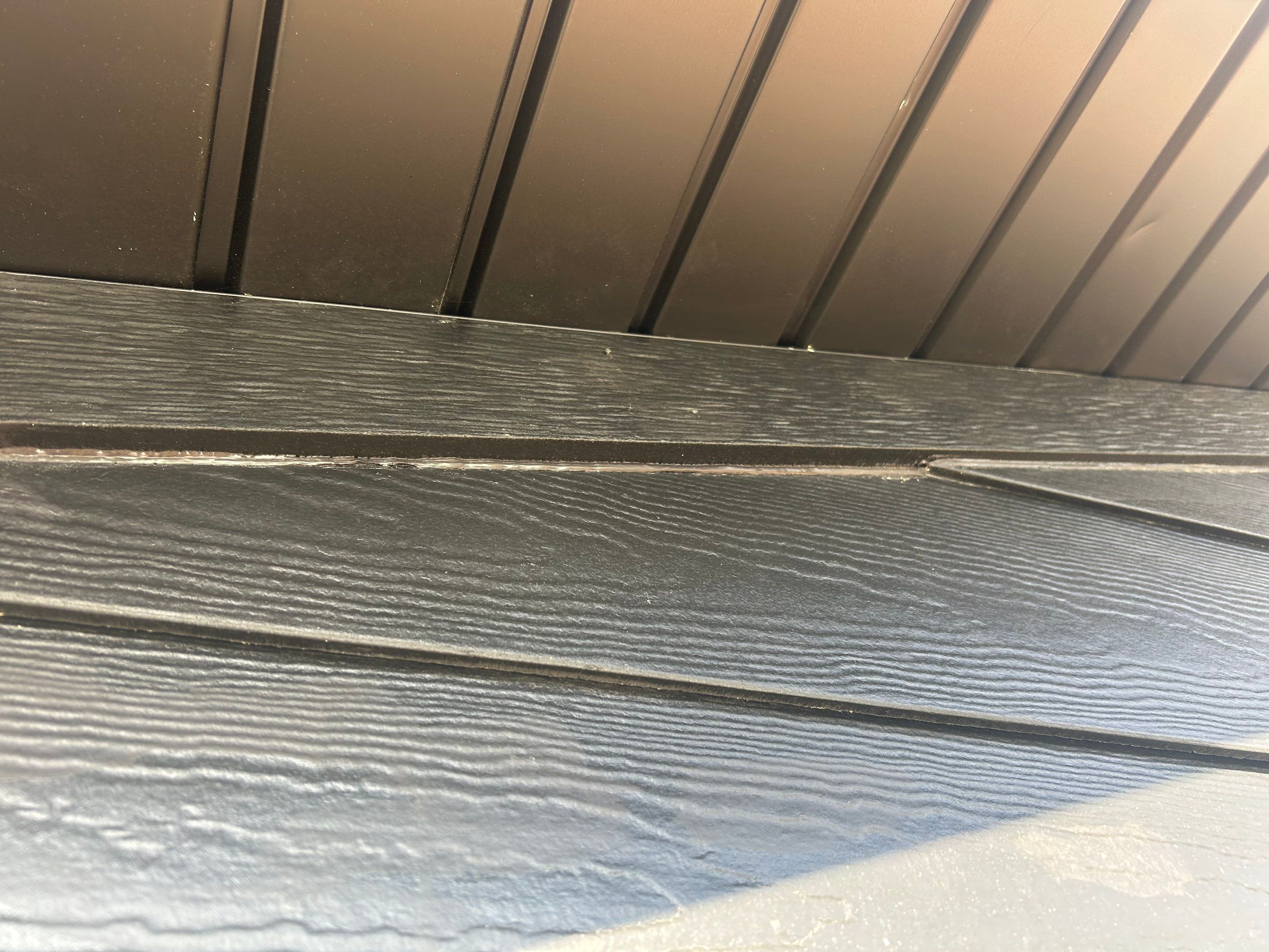 Pleasant Grove | Aluminum Demo & Custom Hardie Accent | Midnight Black by Ideal Siding Utah