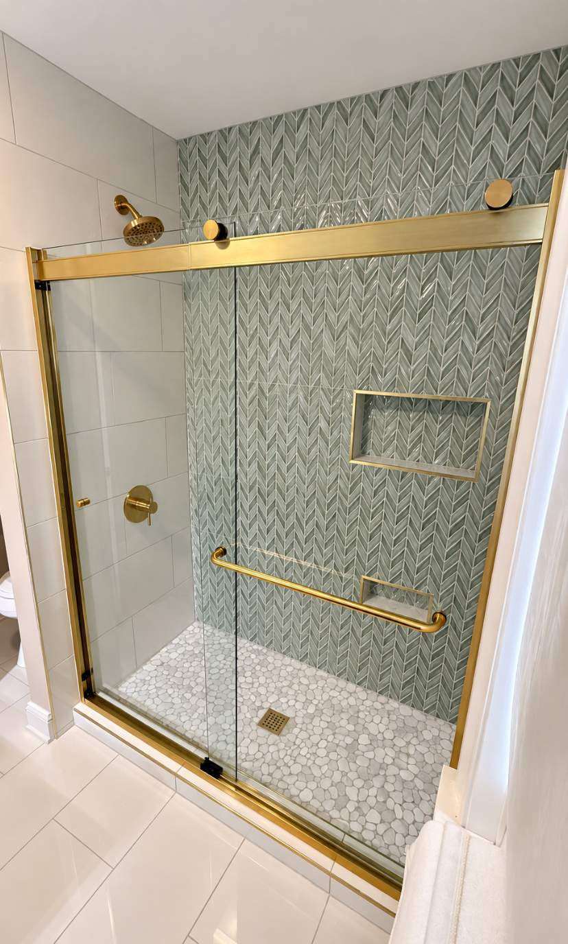 Barrett Shower  by Integrity Tile and Home LLC