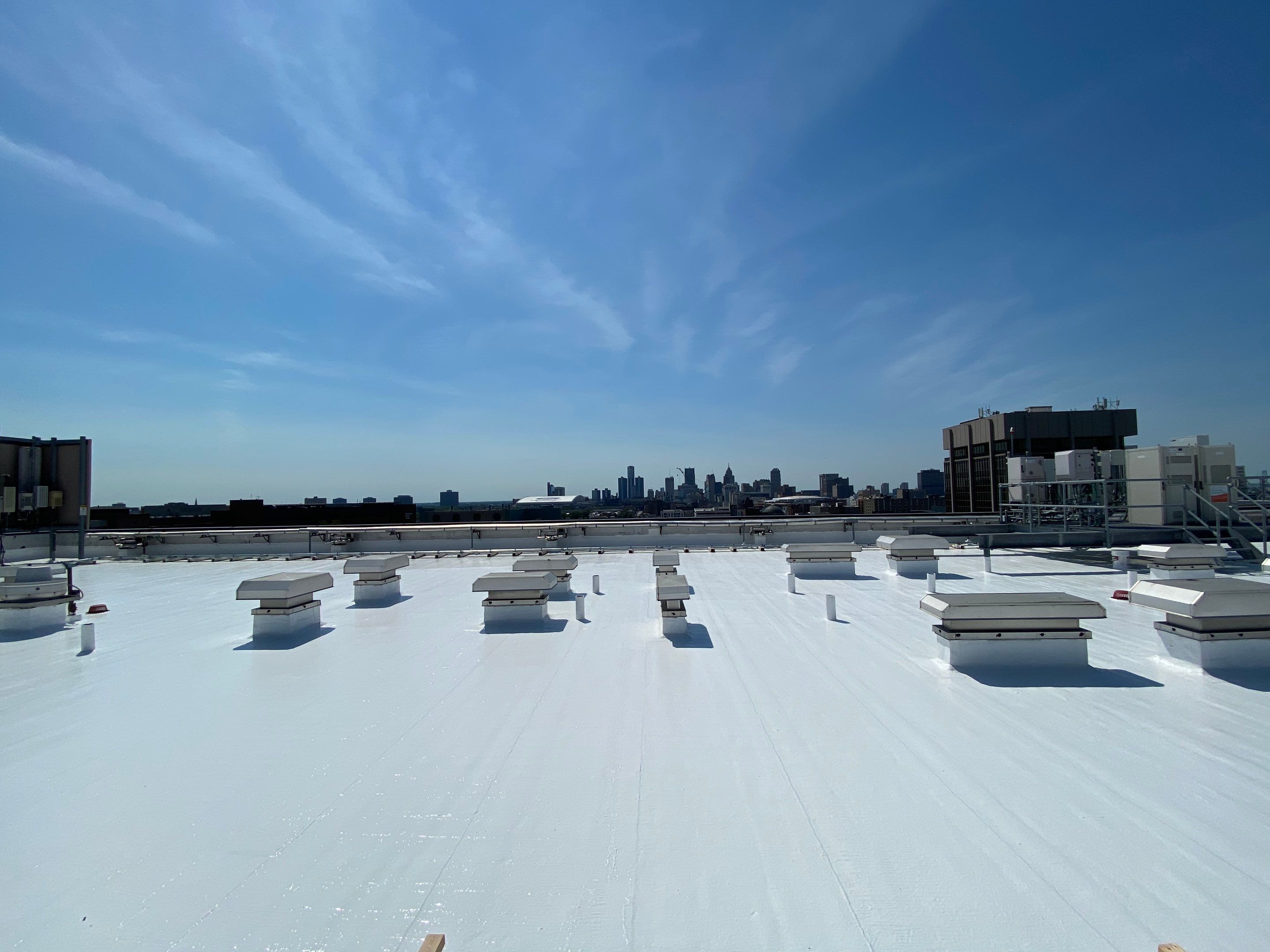 City of Detroit Roof Restoration by Bloomfield Construction & Restoration