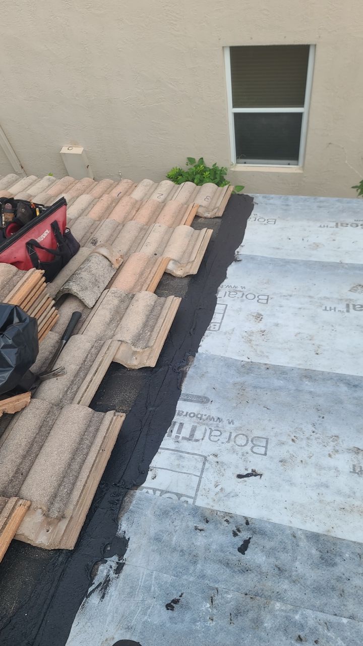 Concrete Tile Roof Repair using Concrete Roof Tile by Aastro Roofing