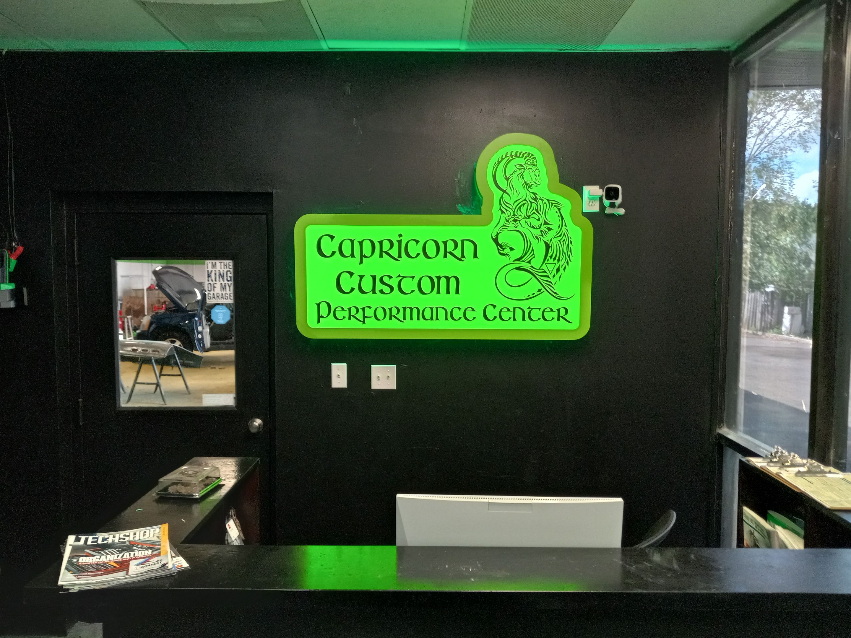 Capricorn Custom Peformance Center by Carolina Signs and Wonders