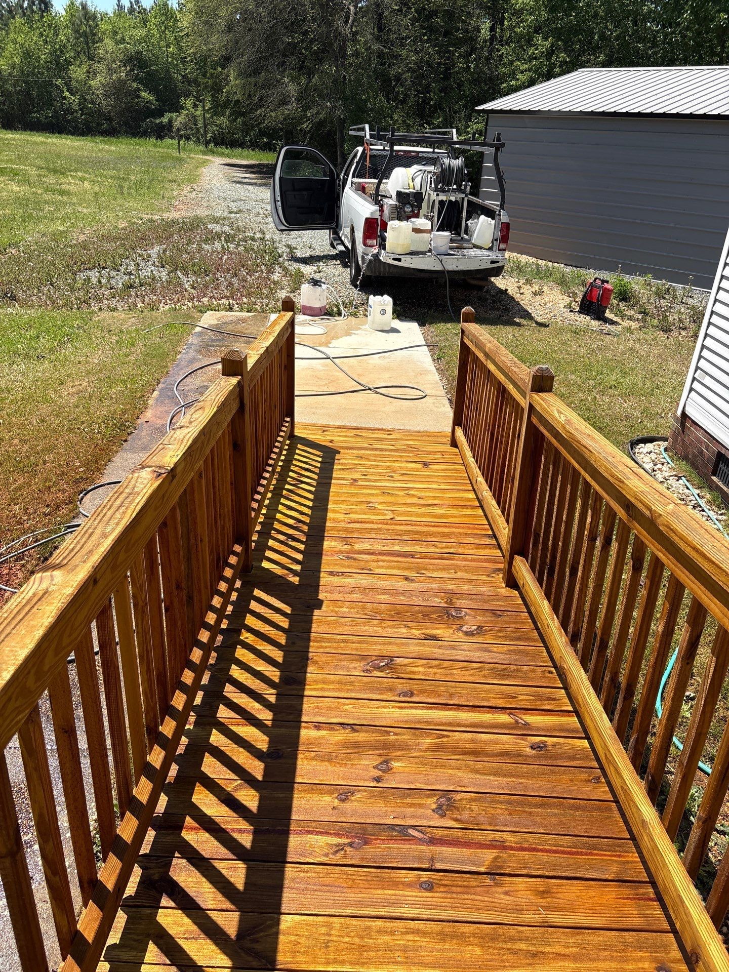 Deck using Wood Sealant by DuraSeal