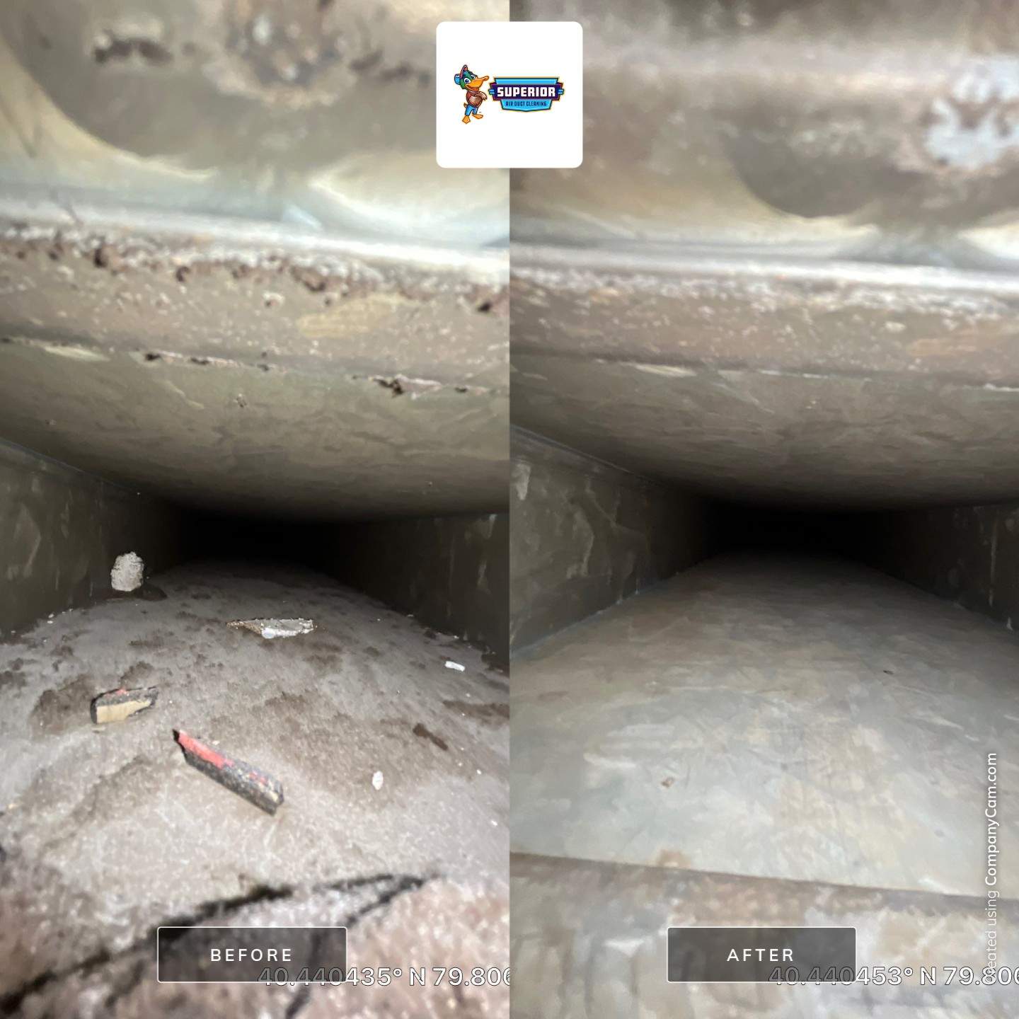 Air Duct Cleaning With a Vacuum Truck in Pittsburgh, PA by Superior Air Duct Cleaning