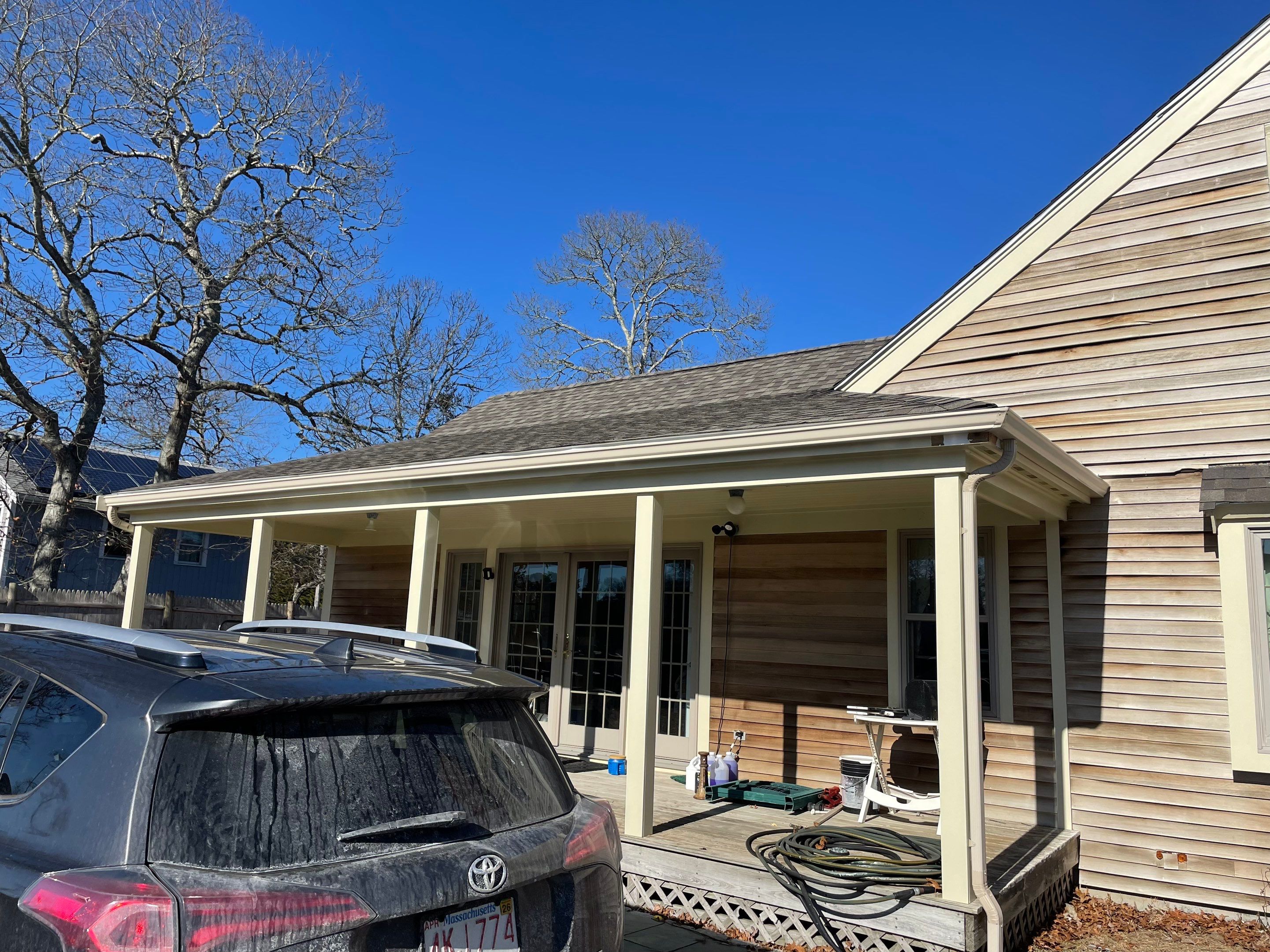 Gutter Installation using 5" K-Style Aluminum Gutter in Harwich, MA by Gutter Pro Enterprises