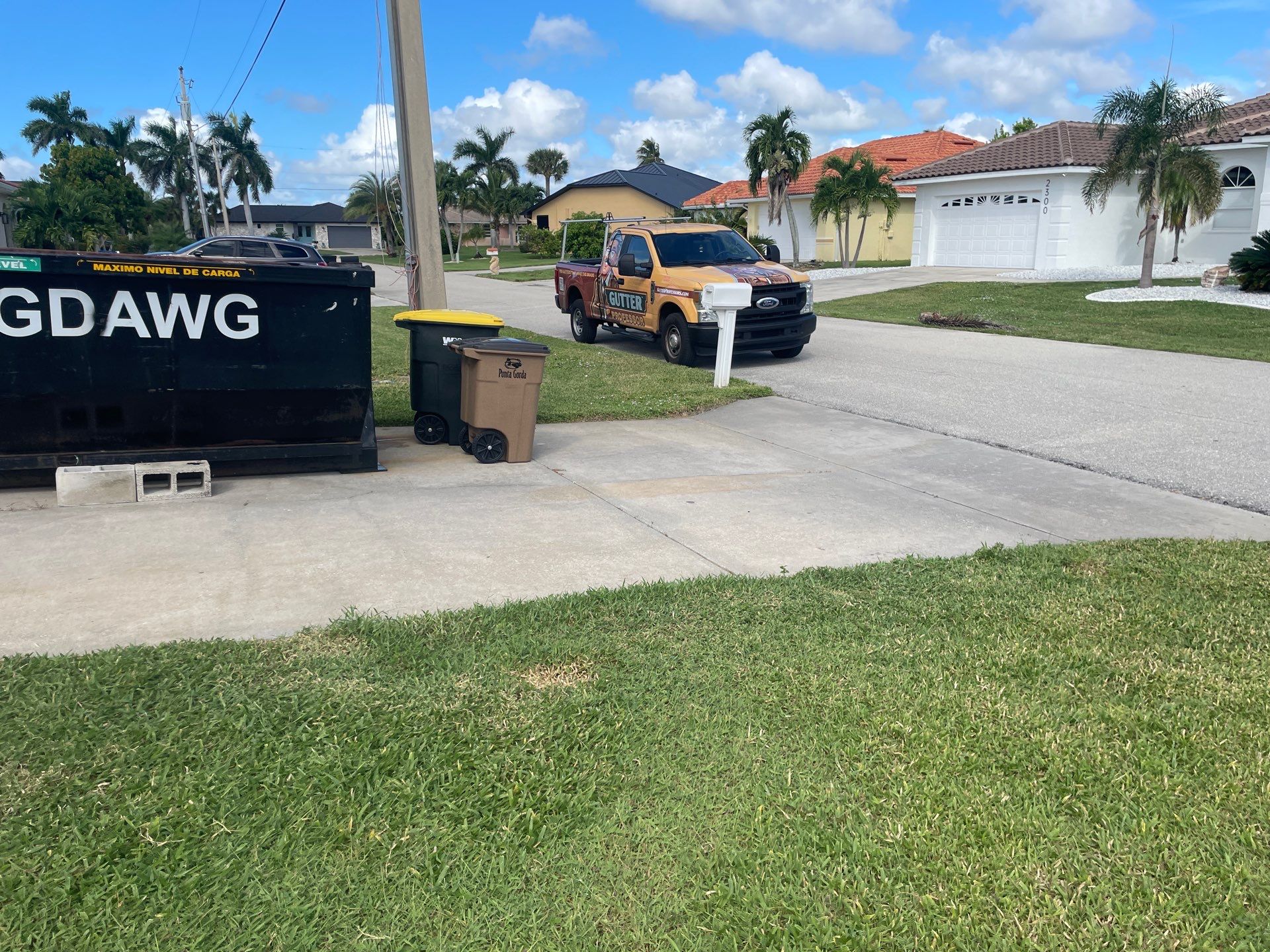 Connect Downspouts to Drain in Punta Gorda FL by Gutter Professors