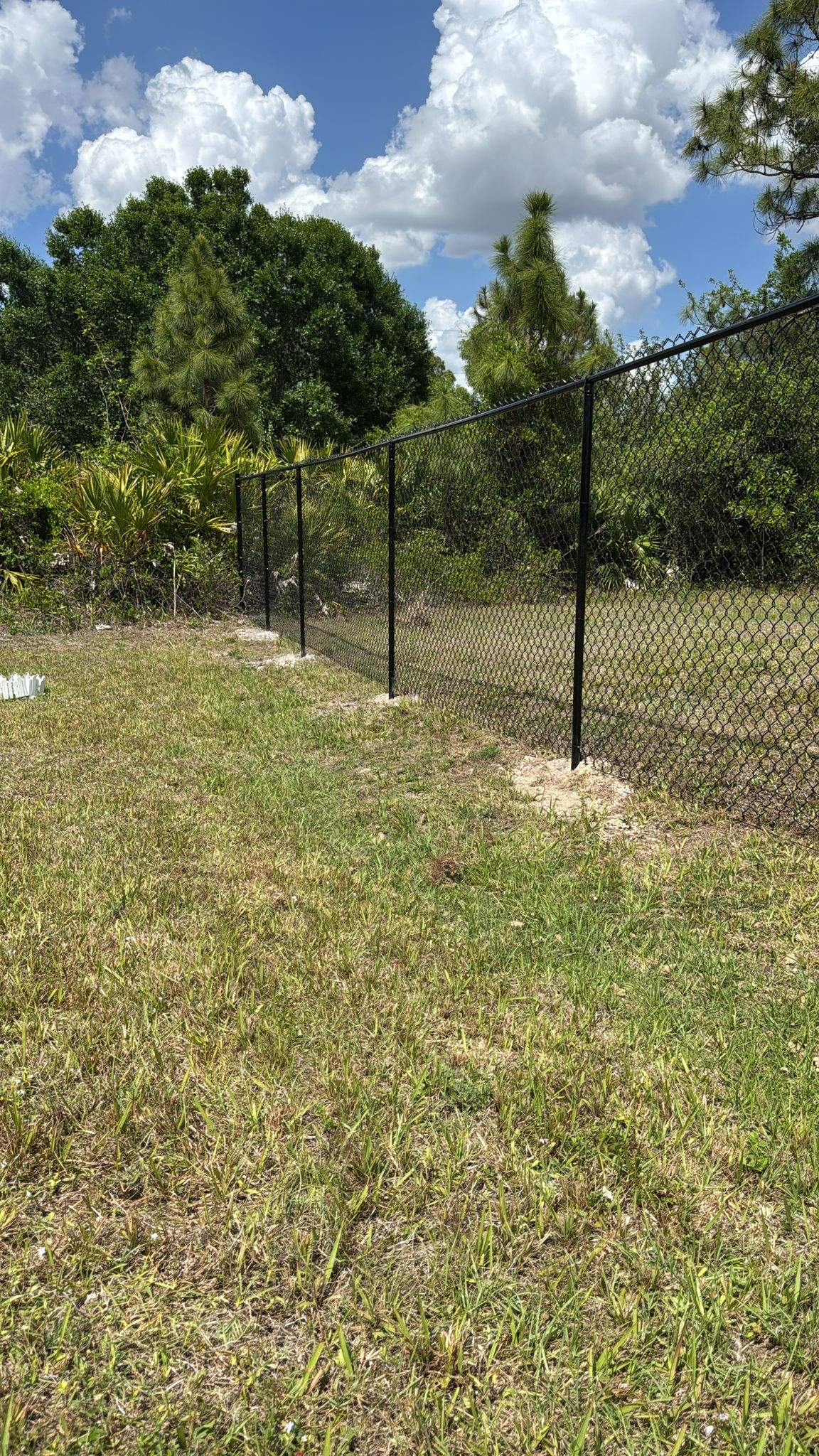 Black Chain Link Fence Installation for Lehigh Acres Property Perimeter by True Fence LLC