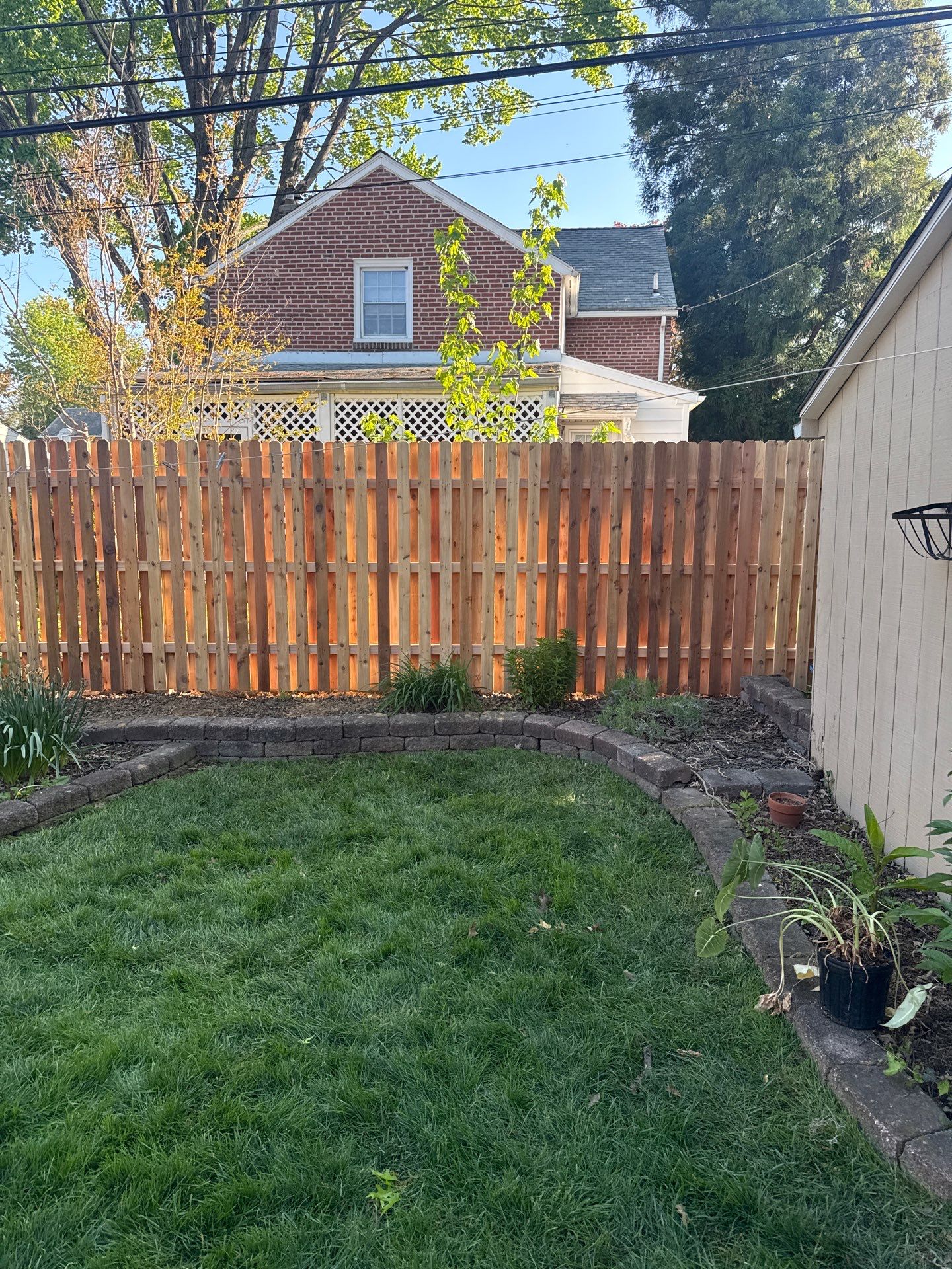 Project in Springfield, PA by Jensen Fencing
