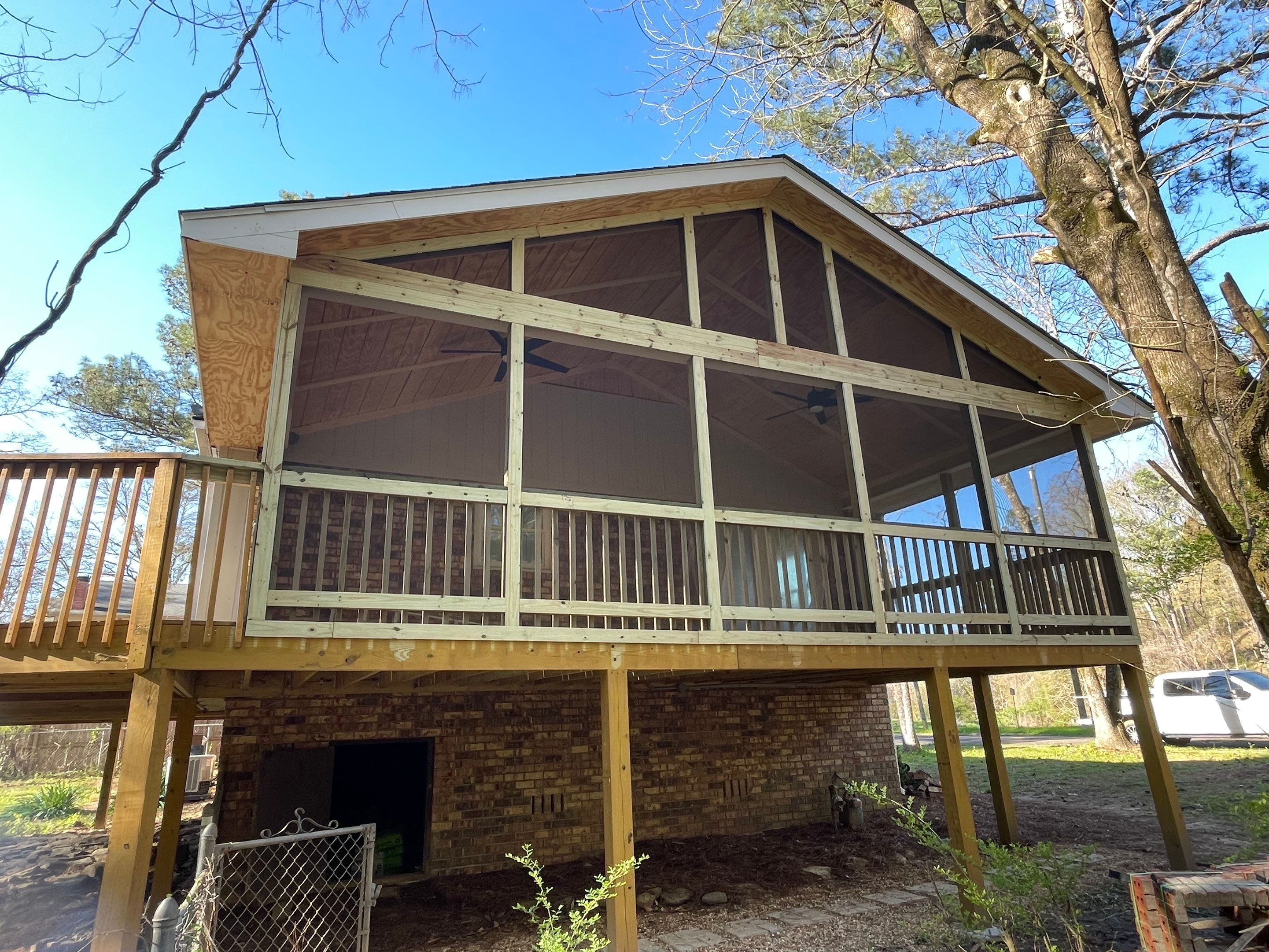 Mountain Brook - Covered Porch by Pillar and Pine