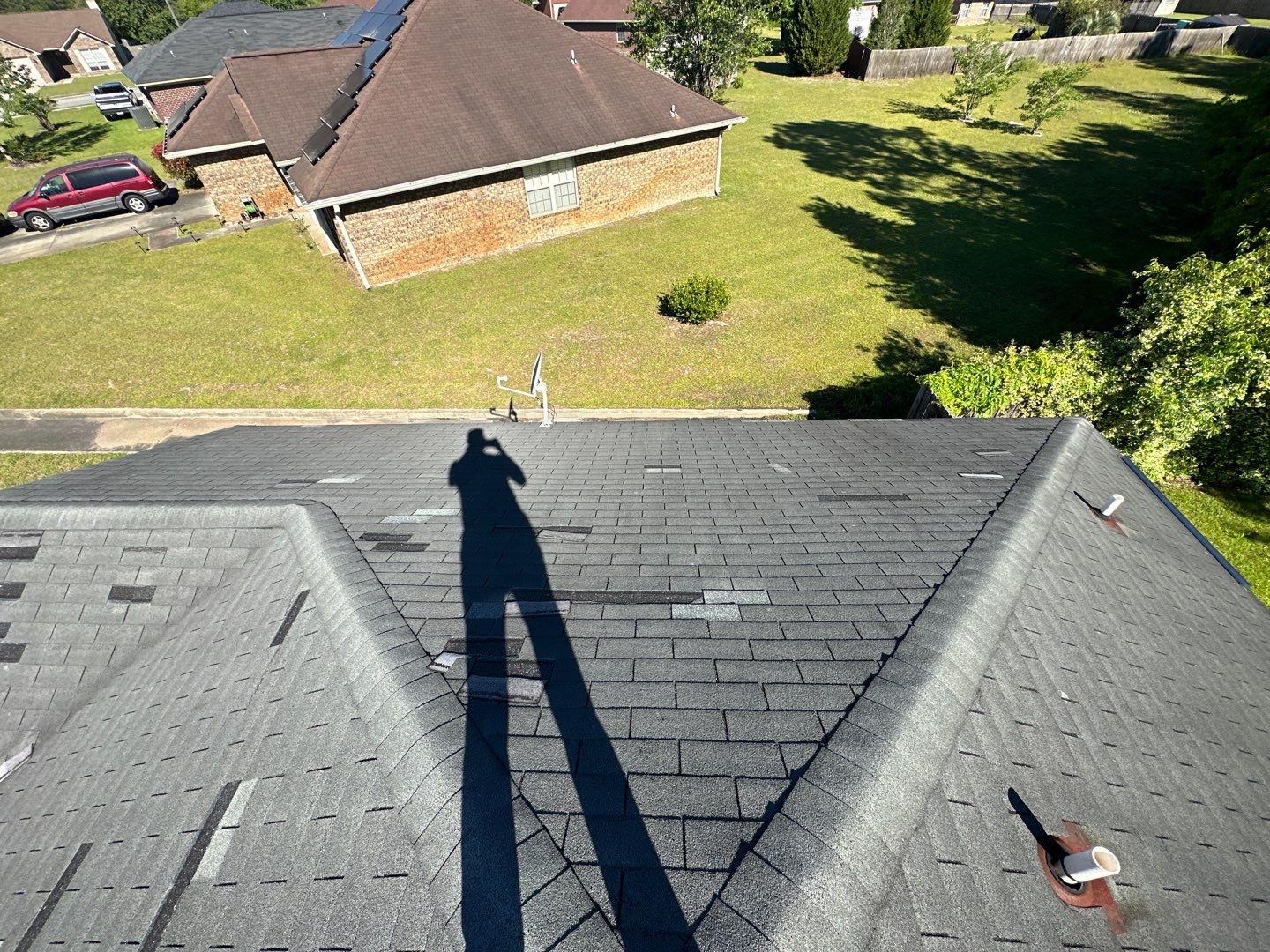 Residential Roofing Installation using Atlas Pinnacle Pristine Coastal Granite by Talya Roofing
