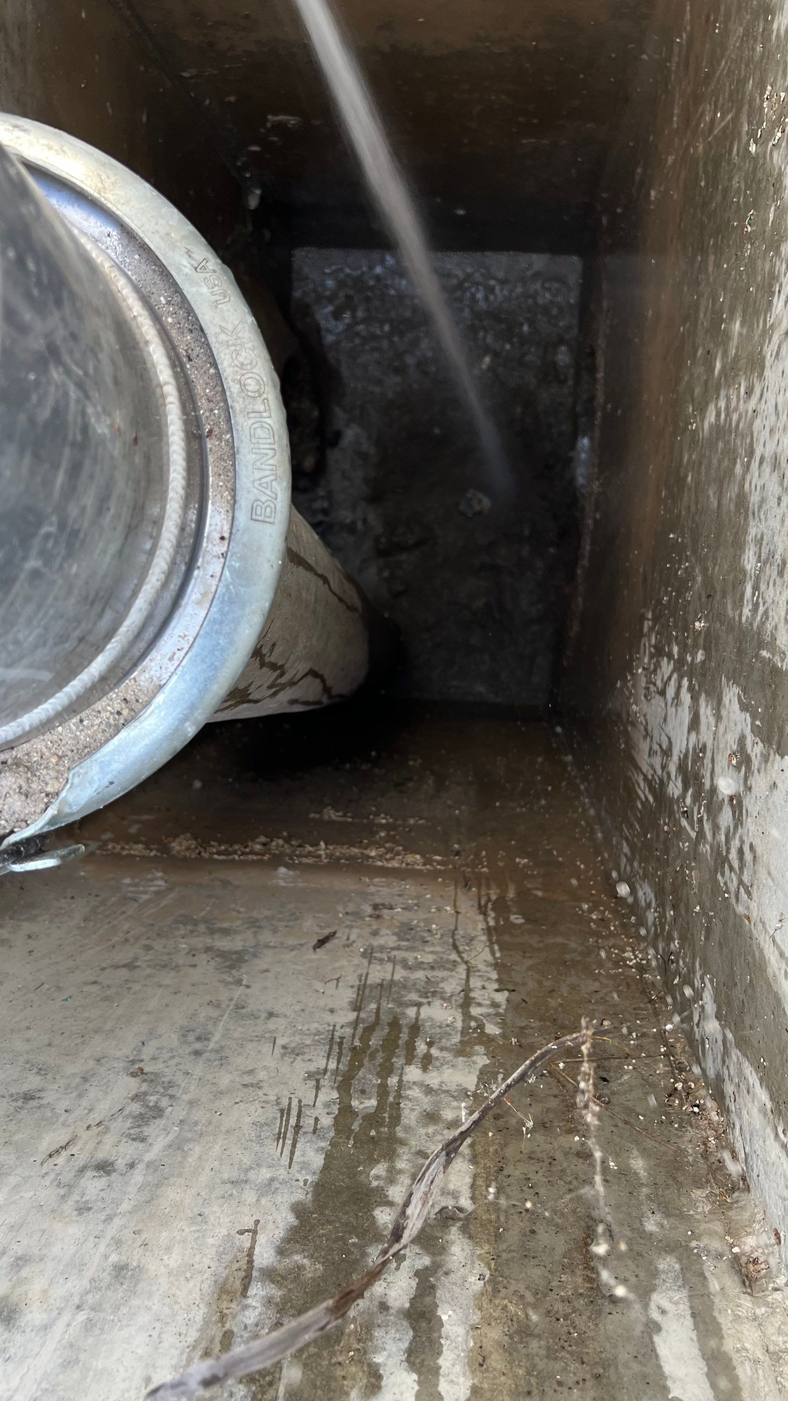 New Construction Storm Drain System Cleaning by APS Power & Water