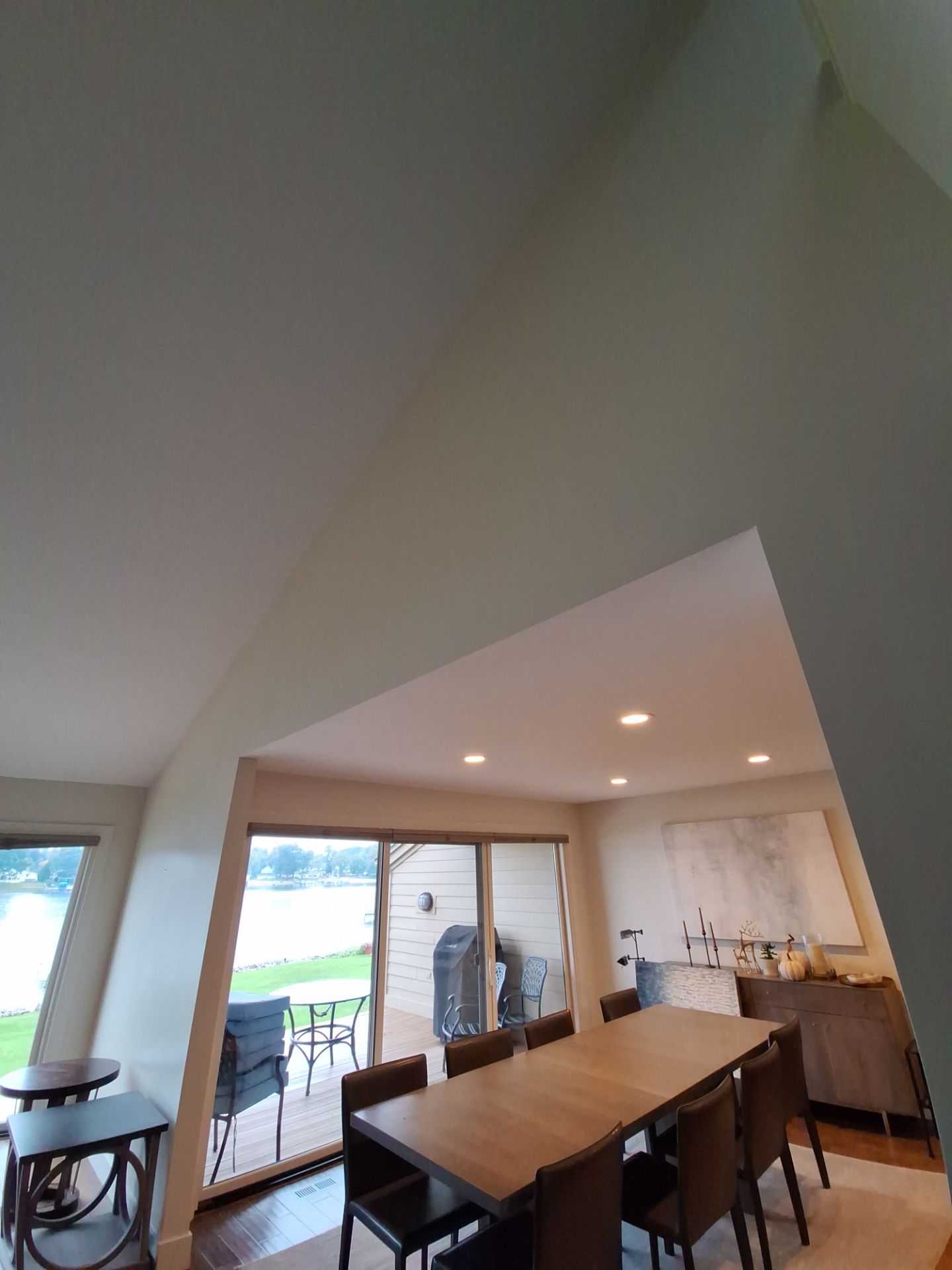 Interior Drywall Repair and Vaulted Ceiling Painting in Spring Lake by Gordon Painting