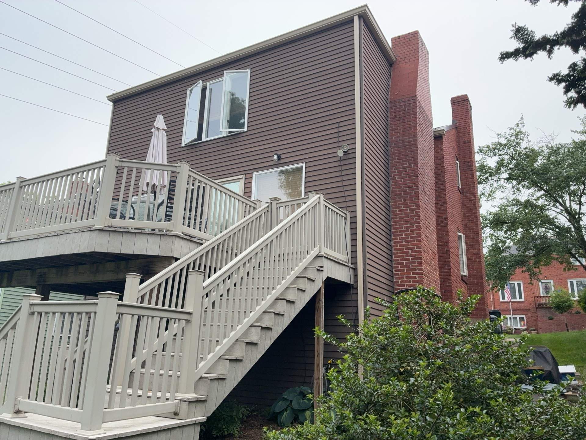 Full Vinyl Siding Renovation and Trim Installation in Mt Lebanon by Ideal Siding Pittsburgh
