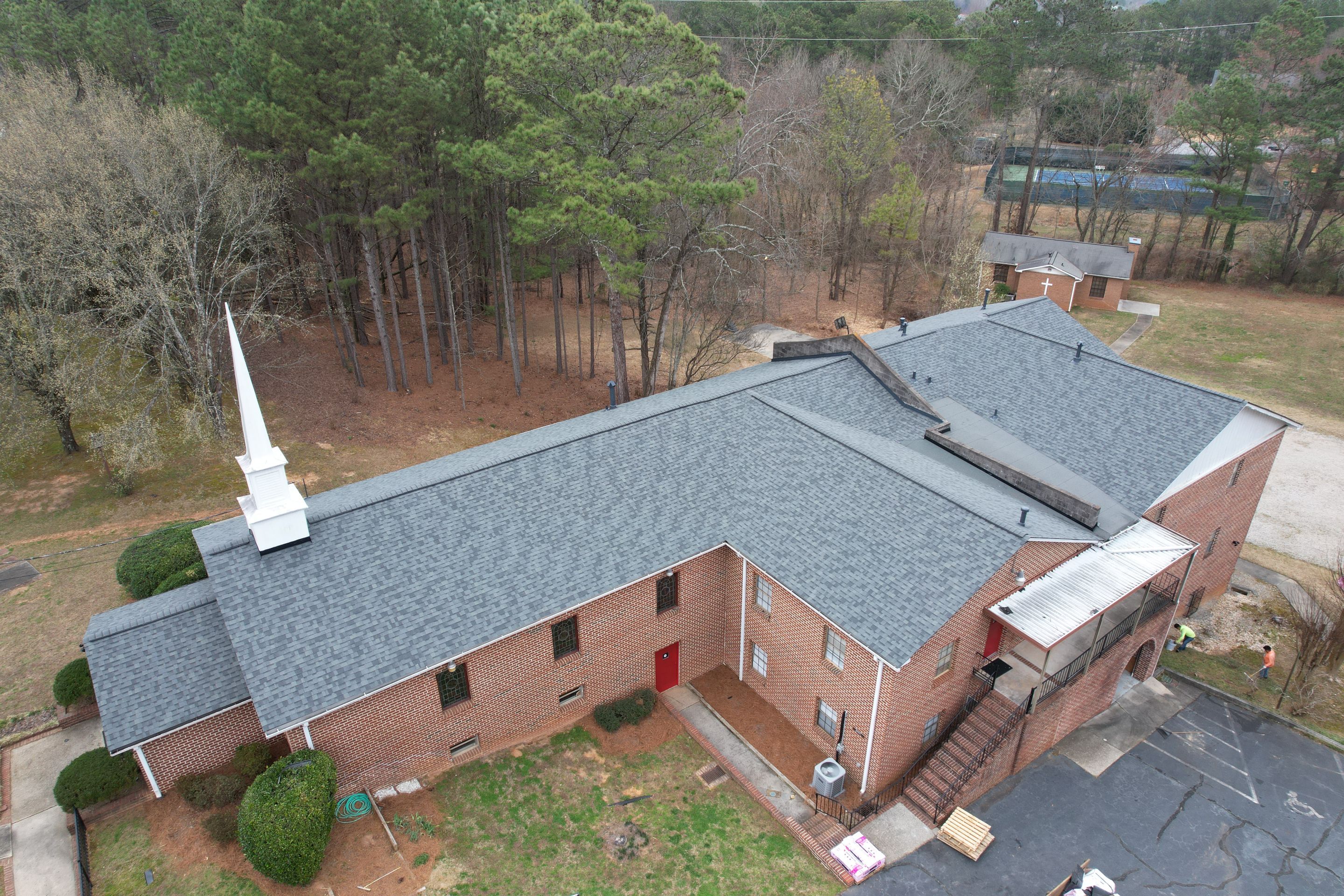 Church Roof Replacement using Owens Corning by Inspector Roofing and Restoration
