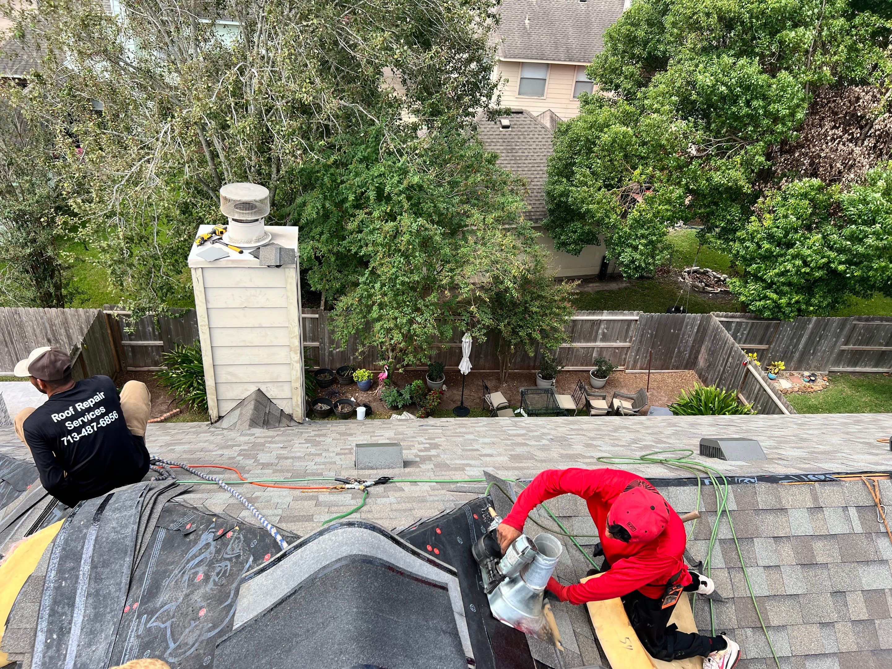Residential Roofing Installation using Owen's Corning Duration (Lifetime) Shingles by Roof Repair Company