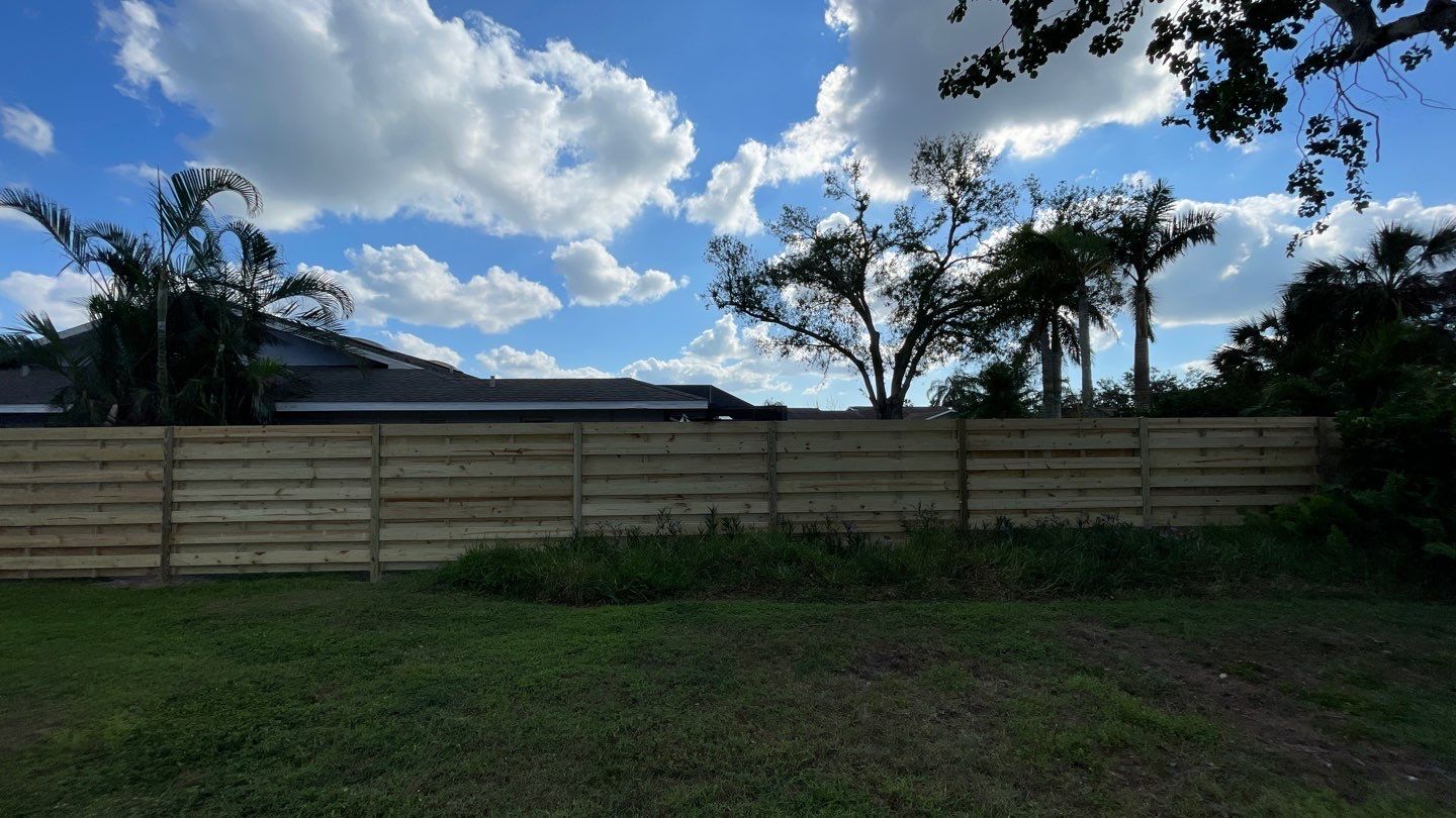 Wood Fence Installation using Shadowbox Wood Fence by Asap fence and gates, LLC