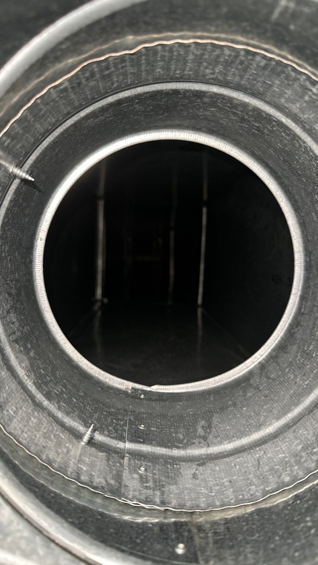 Air Duct Cleaning and Suspect Growth Removal Before and After Video/Photos Removal of mechanical component. by All Seasons Air Duct Cleaning 