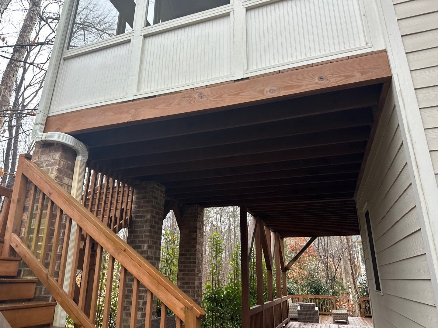 Multi level Deck coated with Wood Sealant by DuraSeal