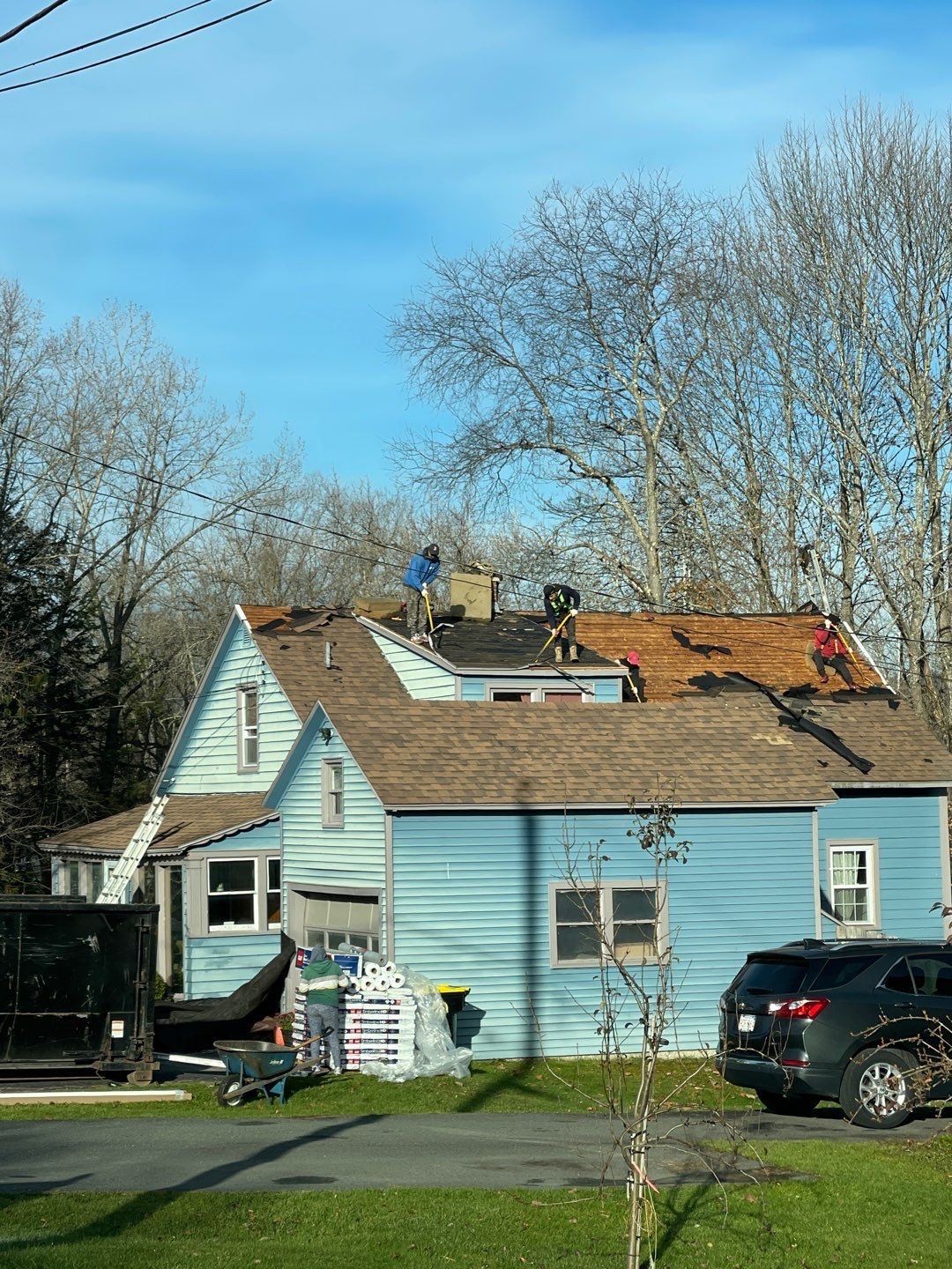 Residential Roofing Installation using GAF Timberline HDZ by Sensible Home Solutions