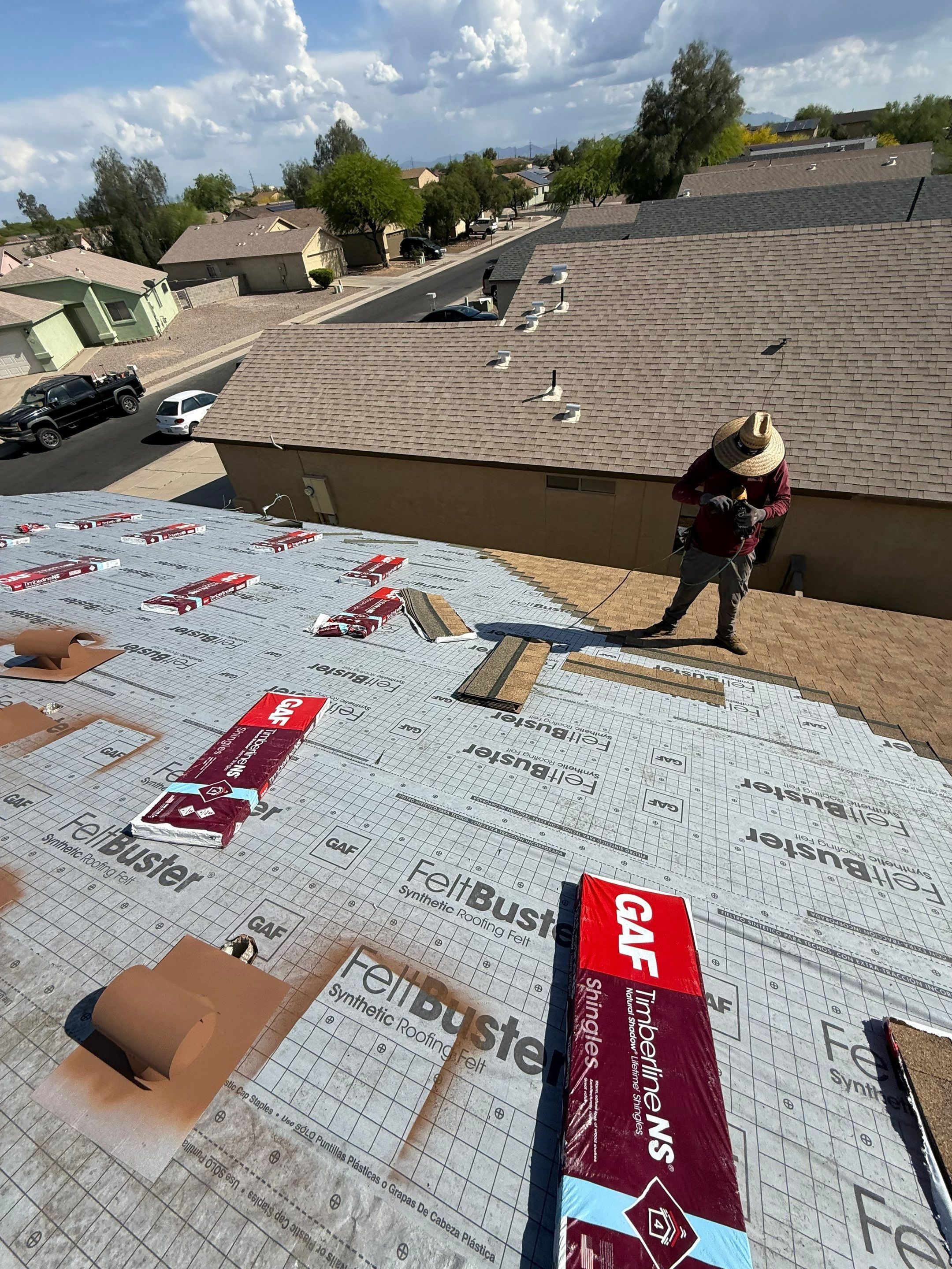 Project in Tucson by West Coast Roofing AZ