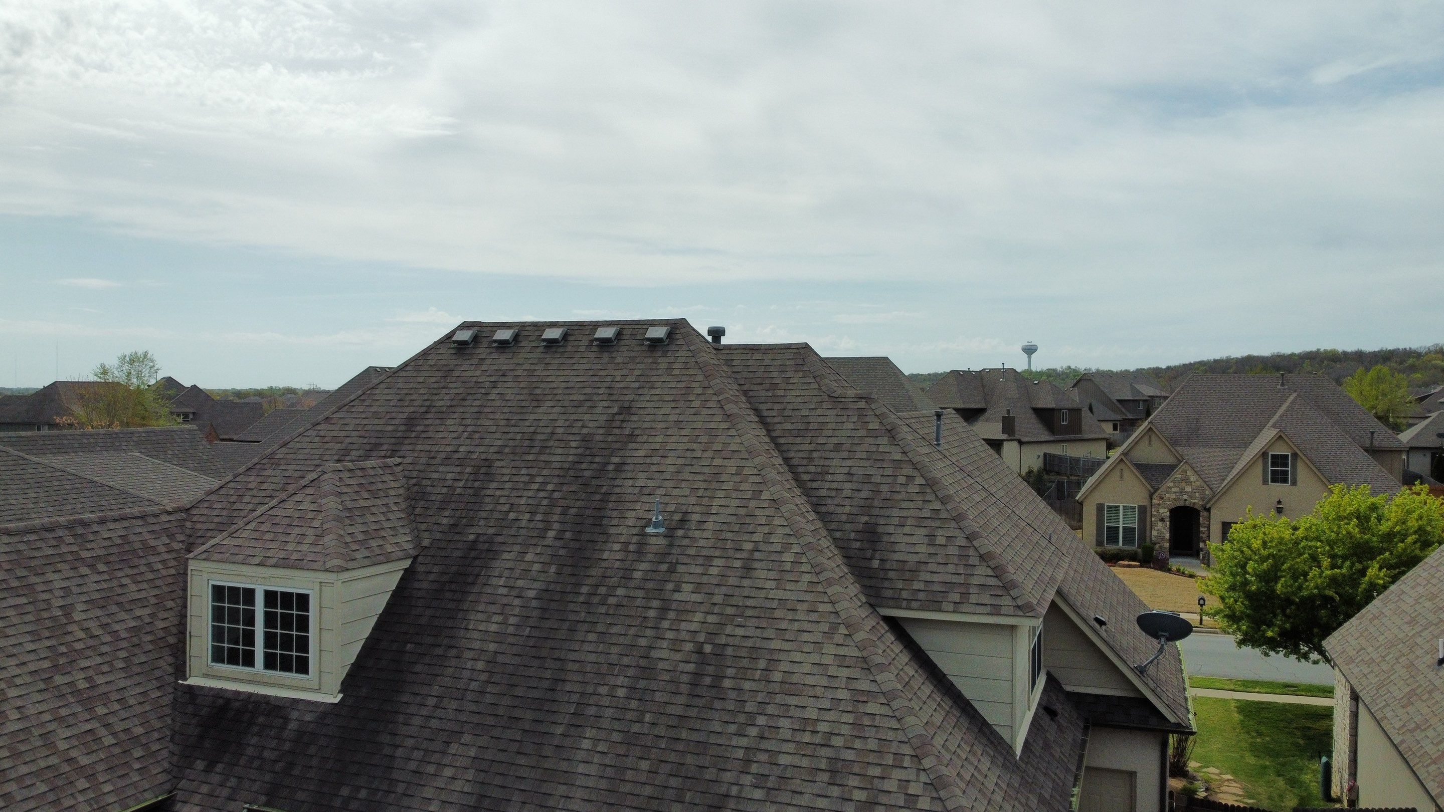 Residential Roof Replacement using Malarkey Vista (Weathered Wood) by Sentry Roofing