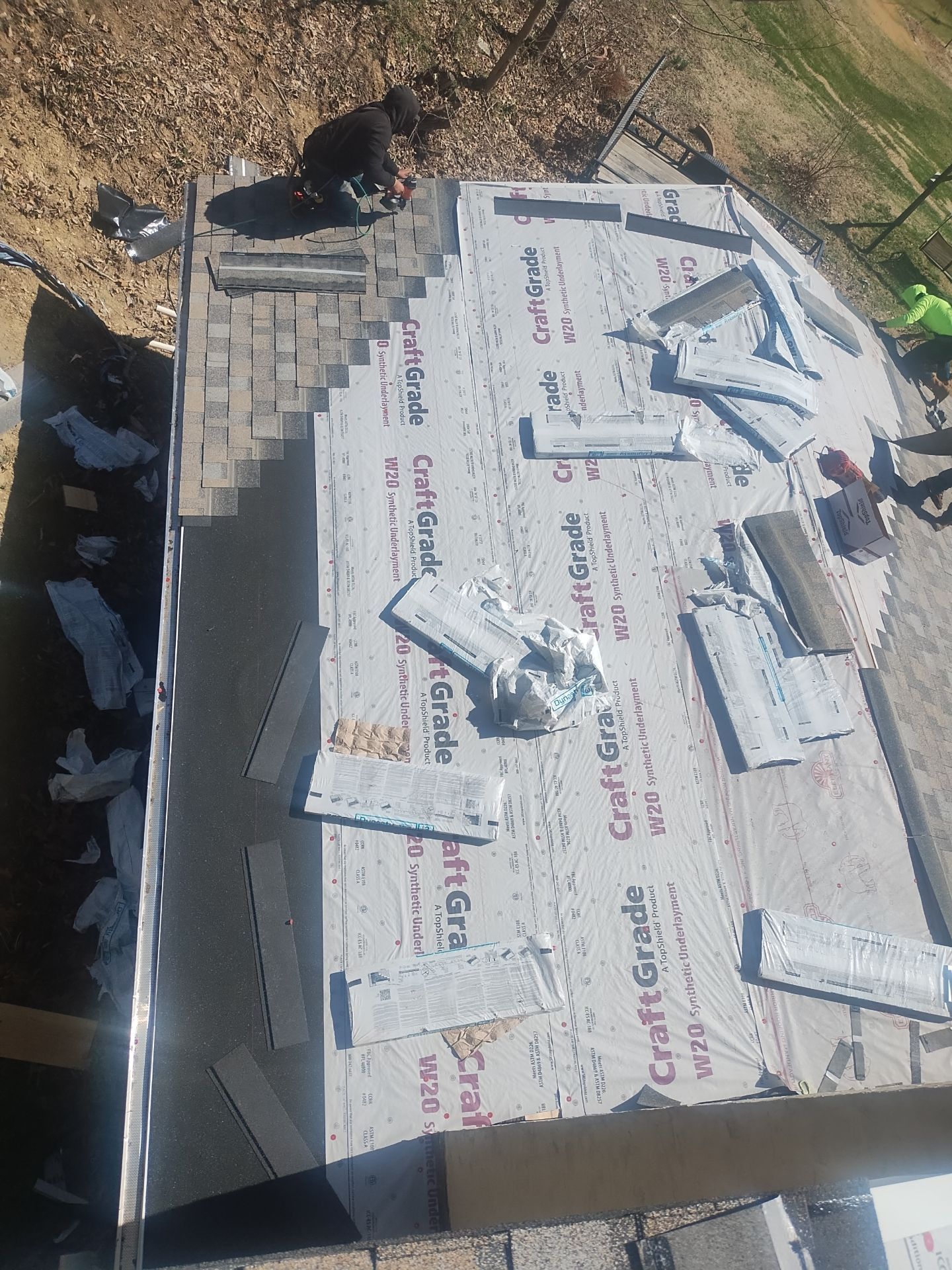 Residential Roofing Installation using Performance Shingles by Mr. Roofer