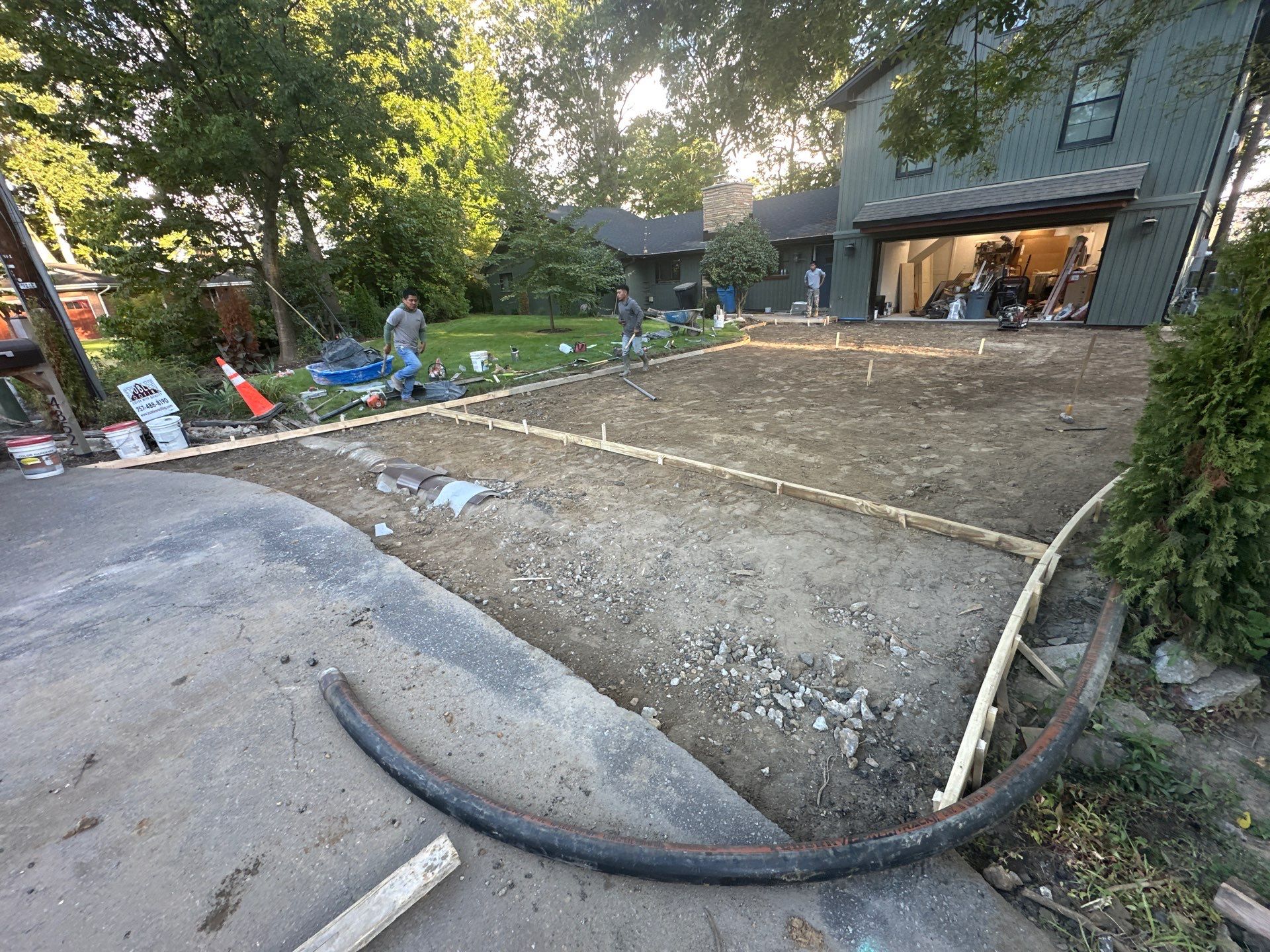 Project in Virginia Beach by Sam The Concrete Man Virginia Beach