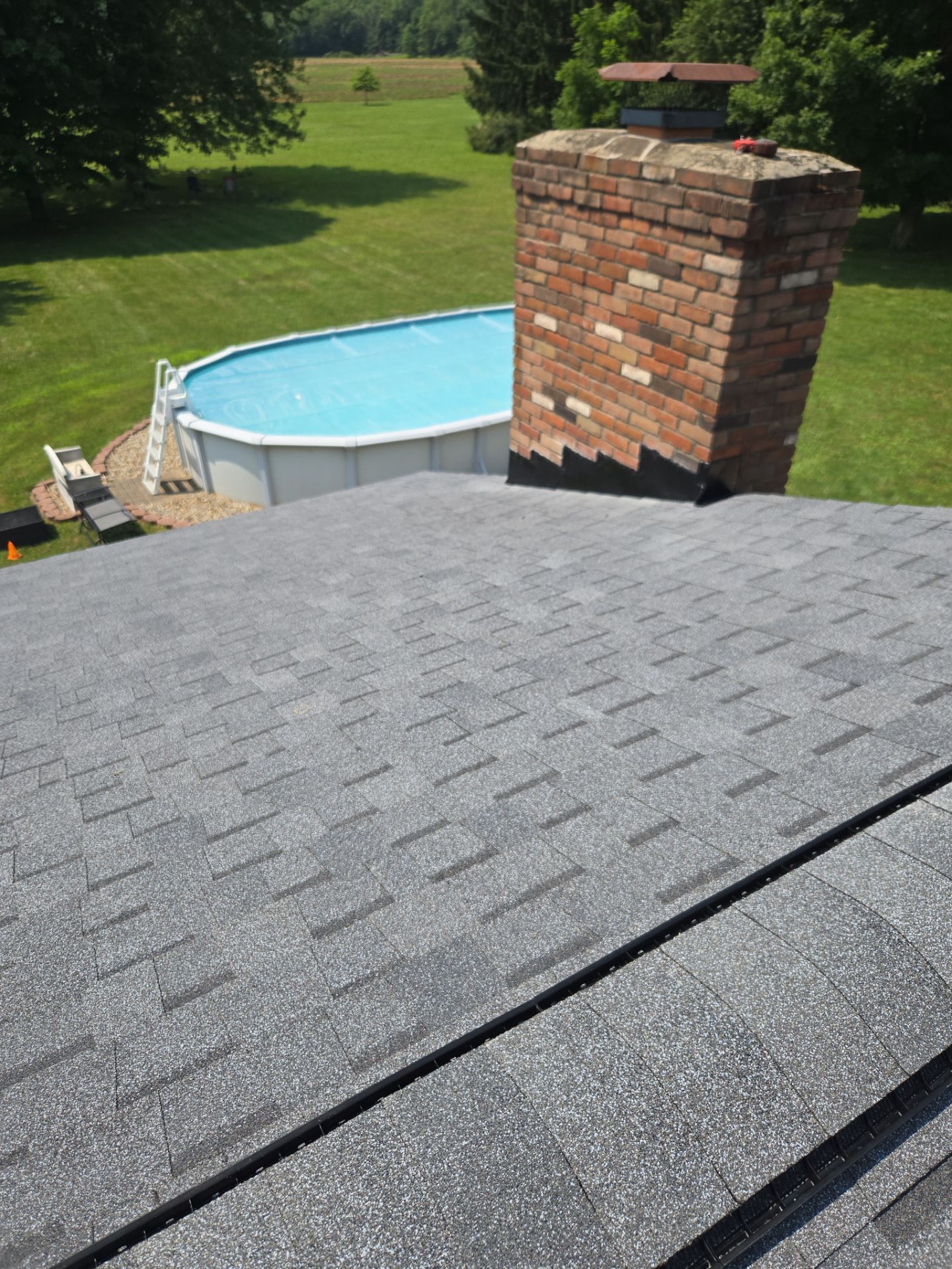Aubrey K: Atlas Pinnacle, Color, Pewter, Drip Edge, Color, Hickory Clay by Eagle Eye Roofing