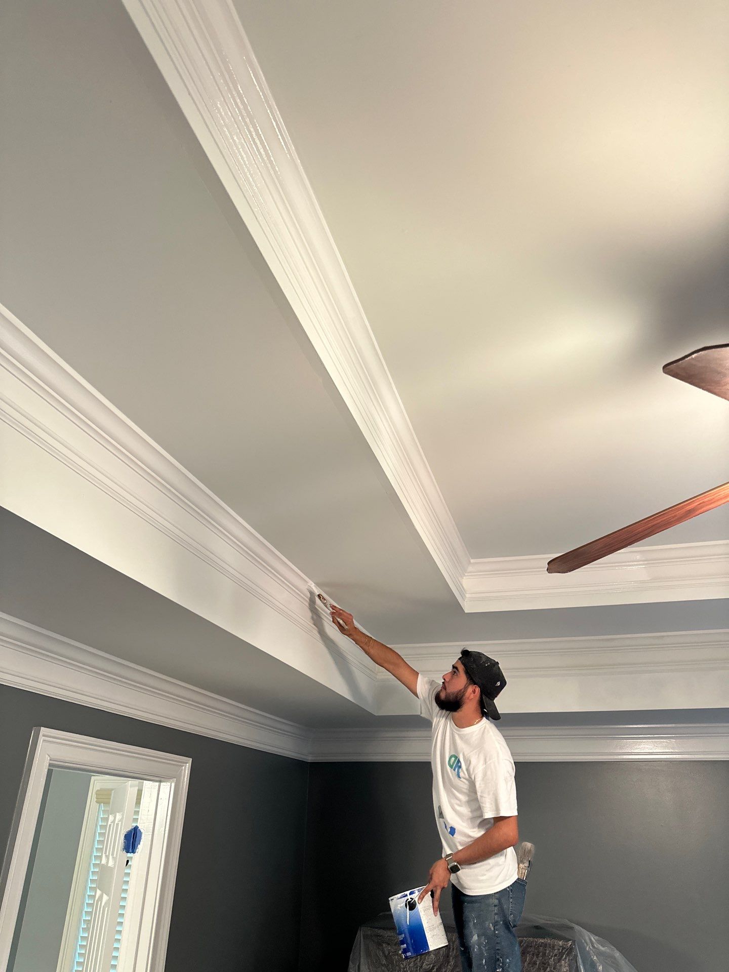 Interior Maintenance Painting Project by Atlanta's Paint Doctor