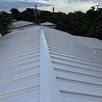 24ga 1.5" Mechanical Seam Mill Finish by Total Roofing System The Metal Roof Experts
