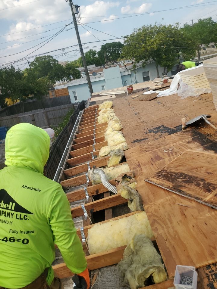 Project in St. Petersburg 33710 by Mitchell Roofing Company LLC 