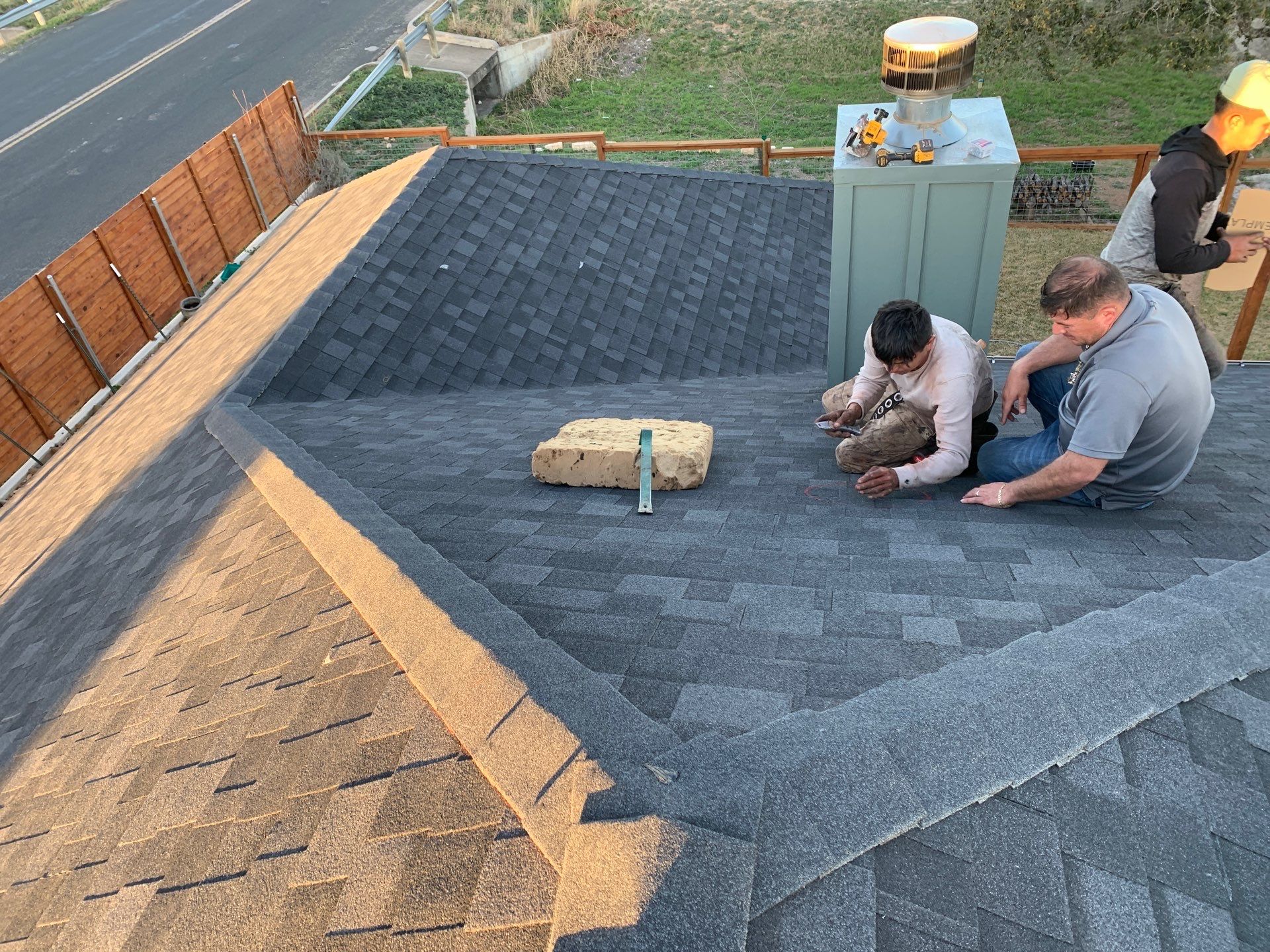 Complete Roofing Replacement and Chimney Flashing Repair in Fredericksburg by Caliber Restoration LLC
