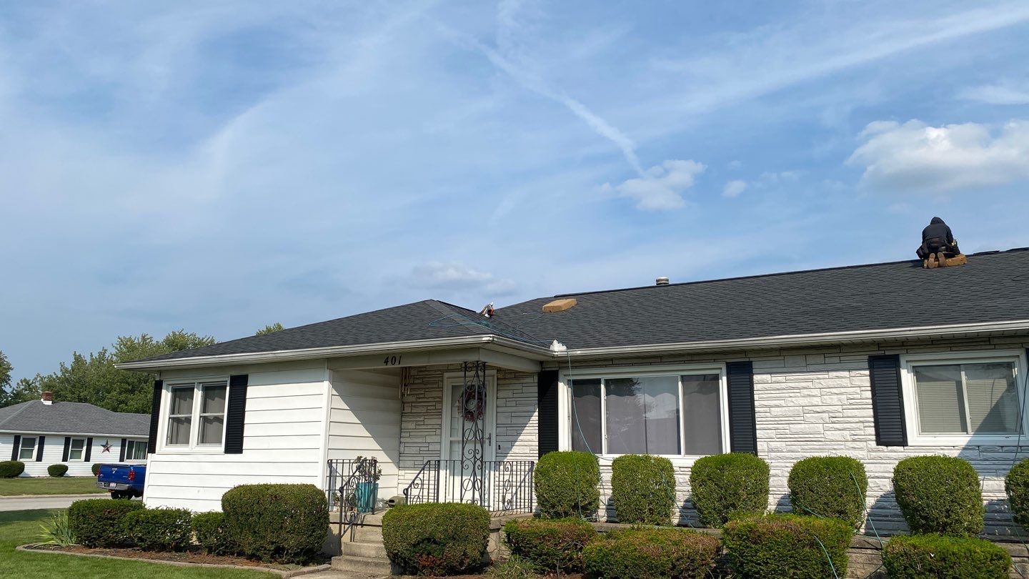 Residential Roofing Installation using GAF Timberline HDZ Charcoal by Nitro Roofing and Construction