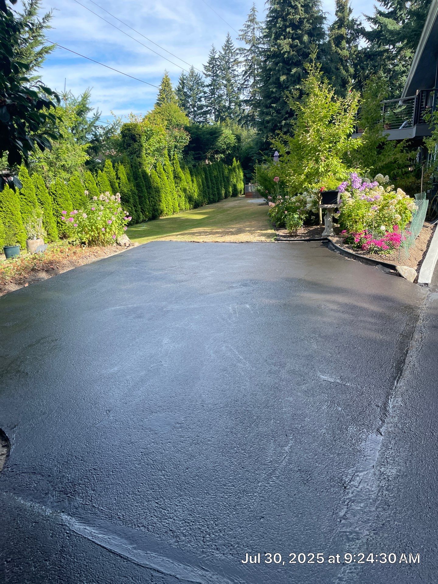 Epoxy Stairs & Sealcoat Driveway Application by Jireh Asphalt & Concrete Inc 