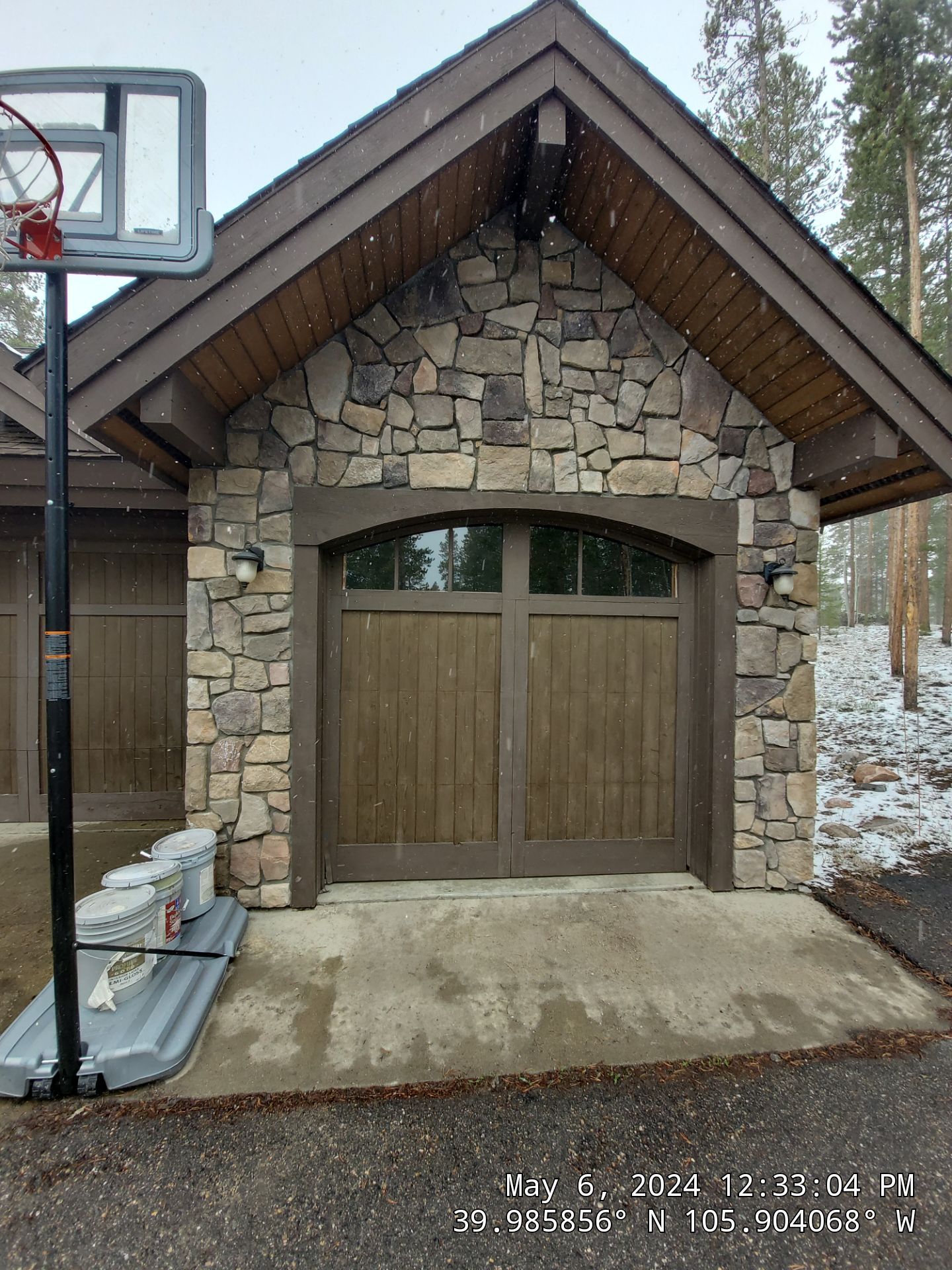 Exterior Painting Using Stain by Wheatley Creek Services