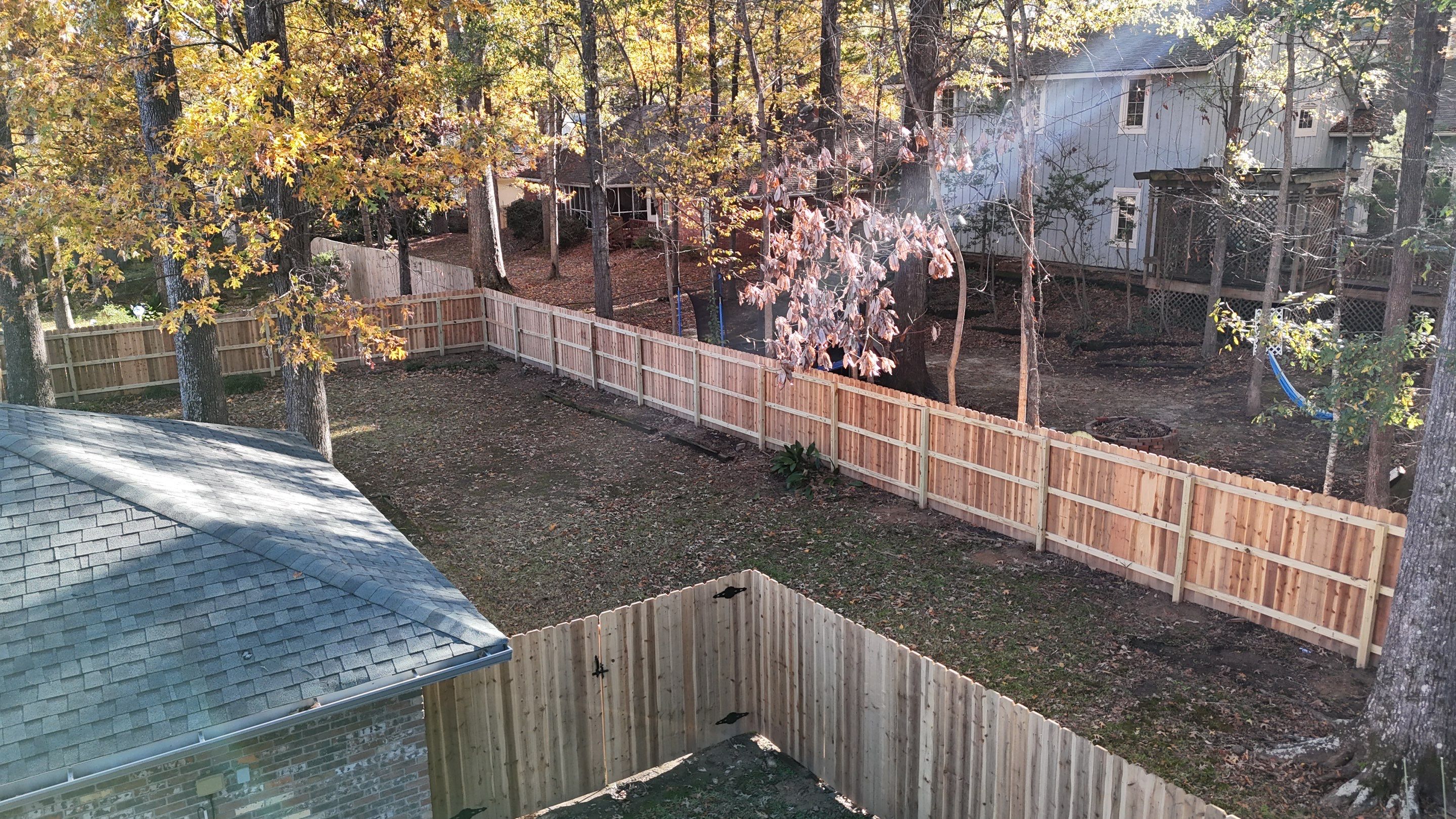 6' Cedar Privacy 4x4 by Roberson Construction LLC