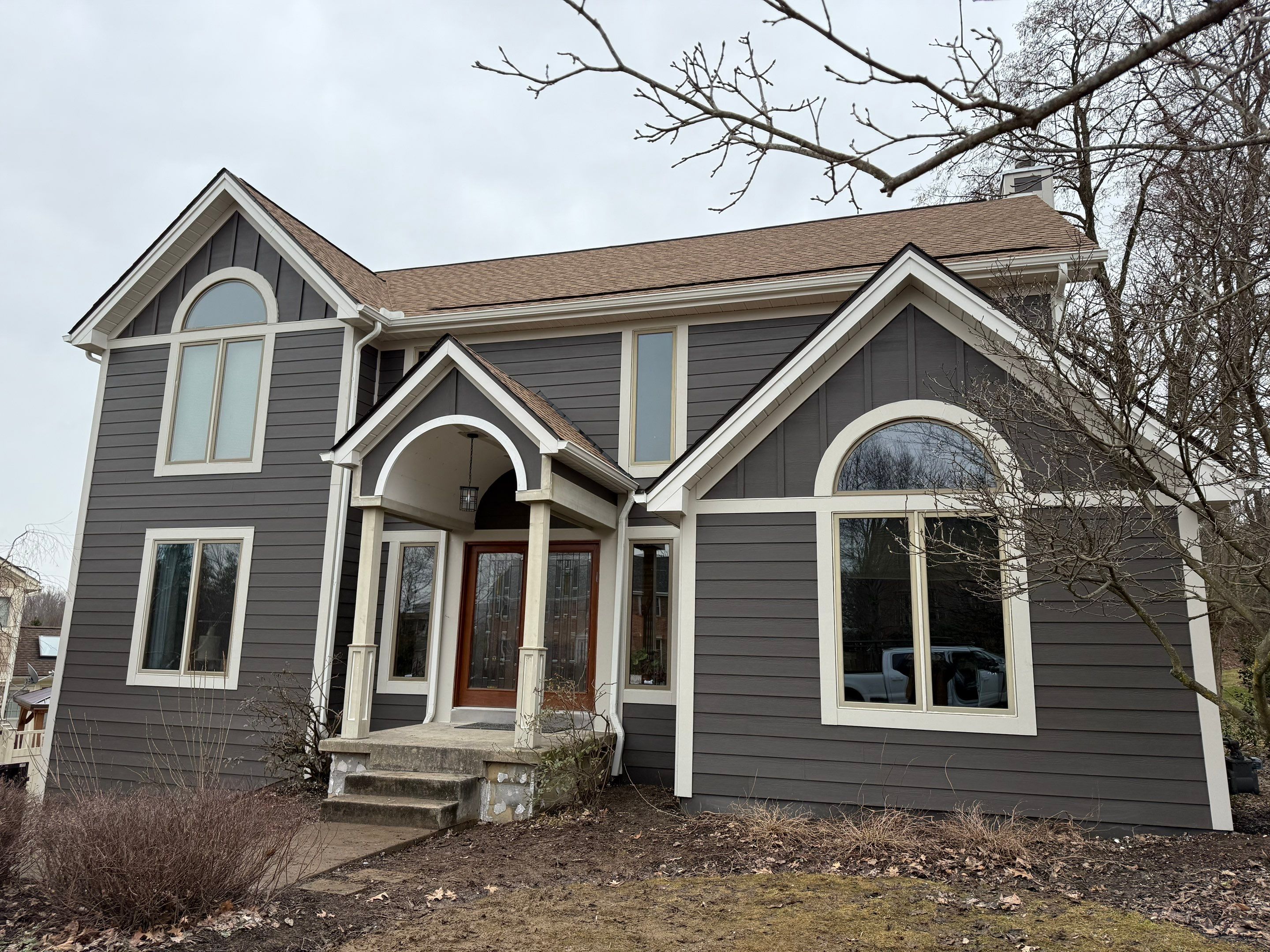 Full exterior remodel by Cousins Roofing Siding & Decks