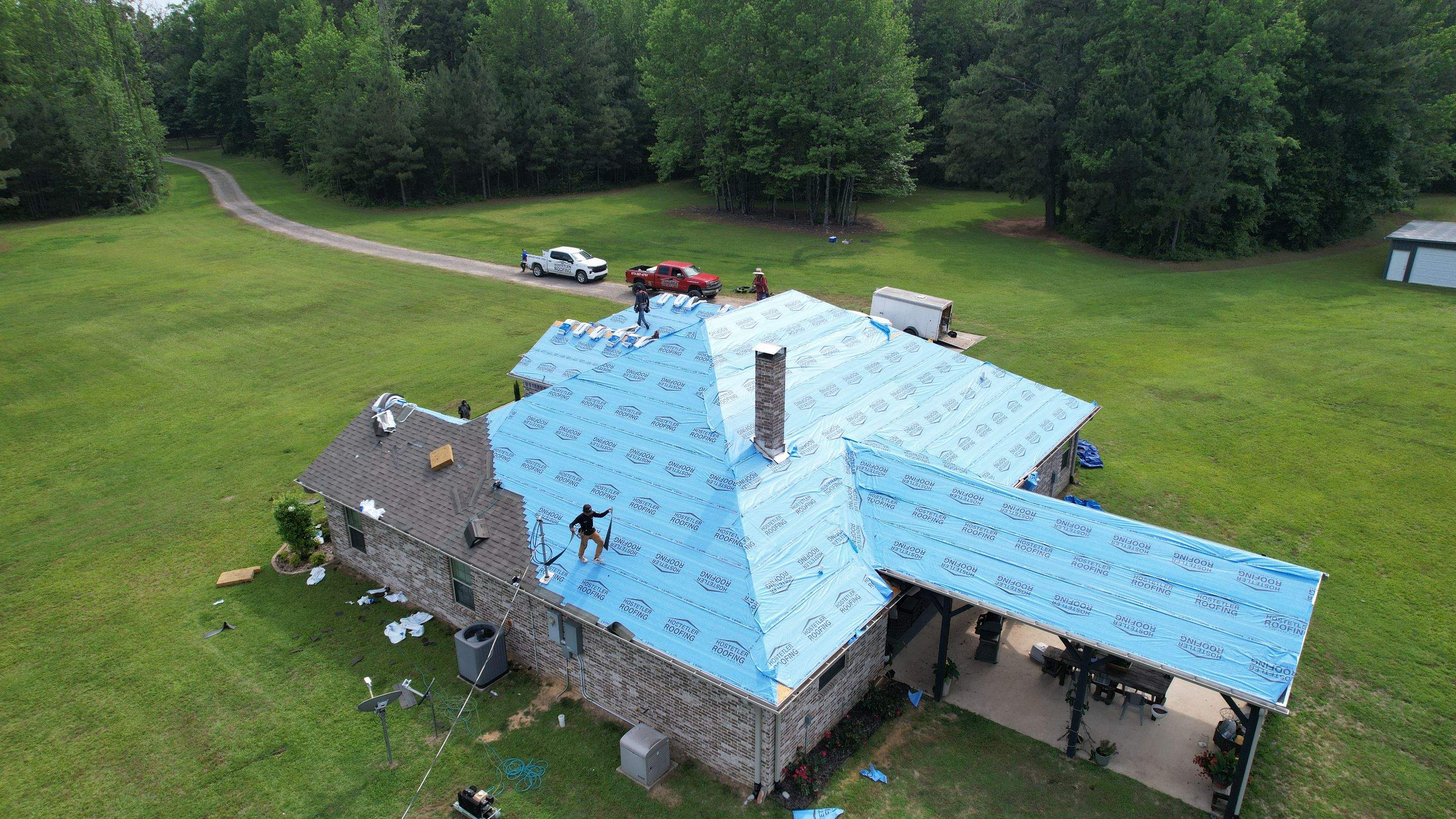 Storm Restoration Reroof: 40 Year Impact Rated Architectural Shingles by Hostetler Roofing