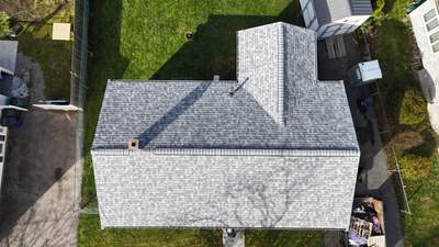 Full Roof Replacement & Chimney Flashing in Boston, MA – Owens Corning Duration, Sierra Gray