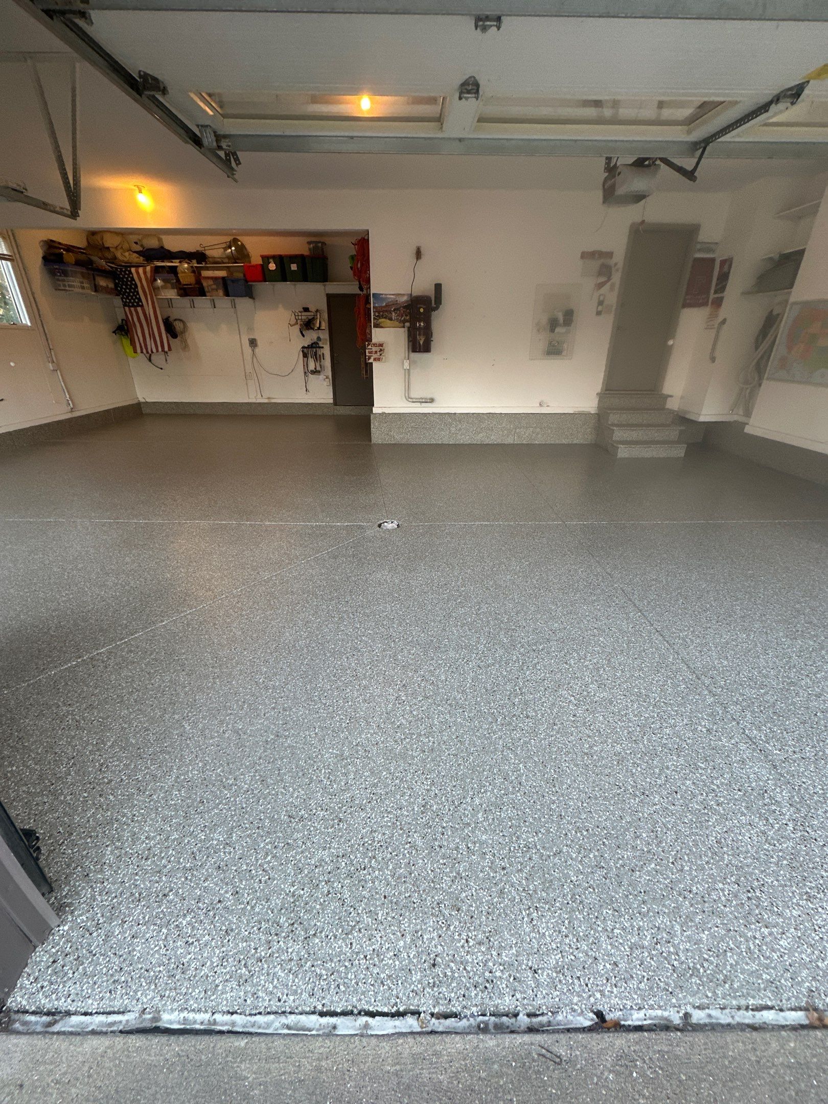 Just look at that before and after!  by Revival Concrete Coatings