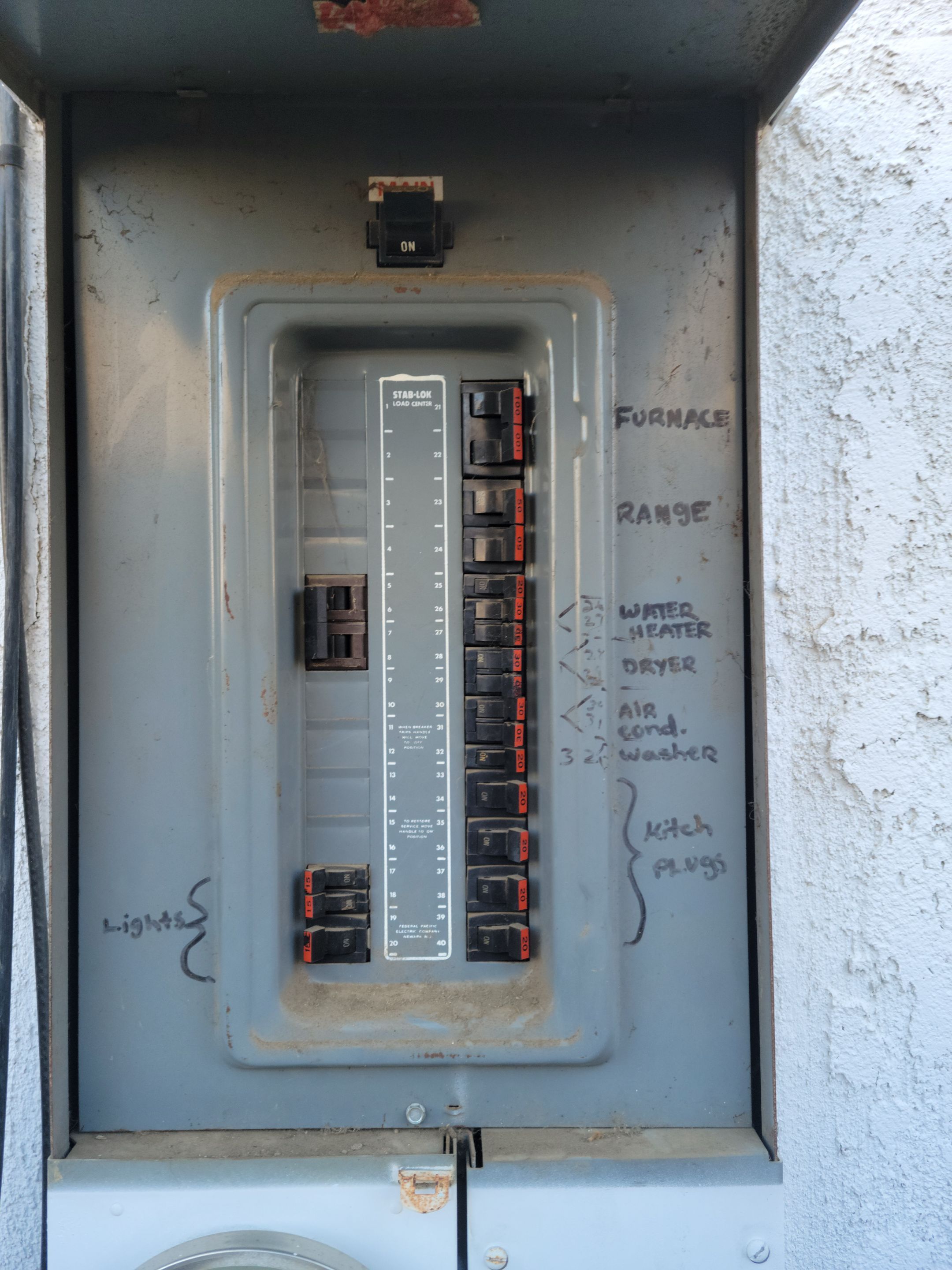 Federal Pacific replacement by Peach Electric Inc