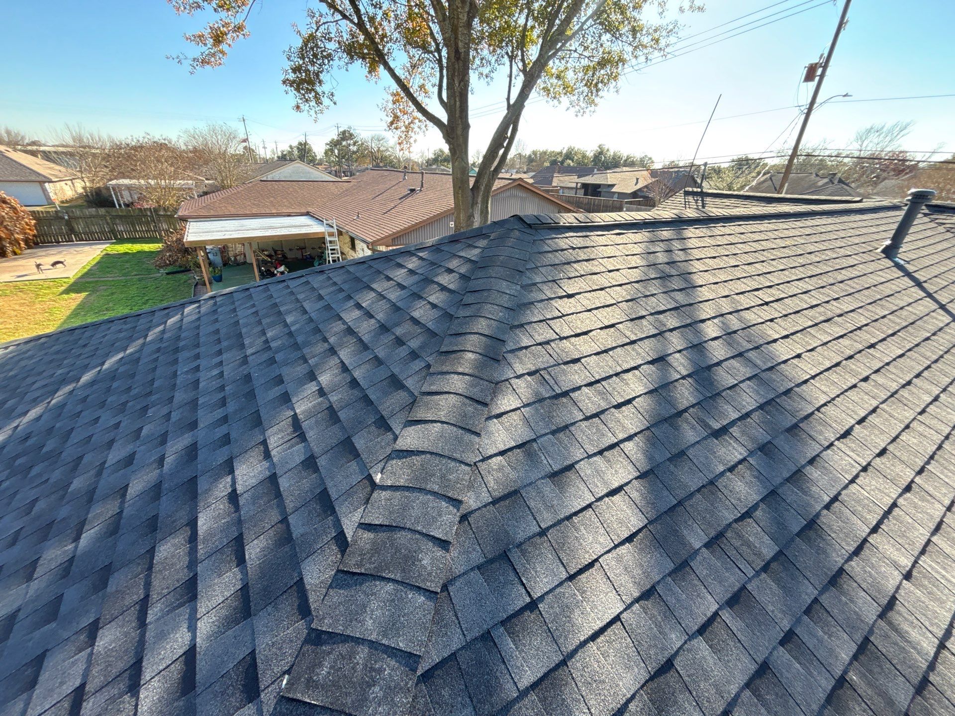 Residential Roof Replacement using GAF HDZ - Charcoal shingles by Elite Roofing LLC