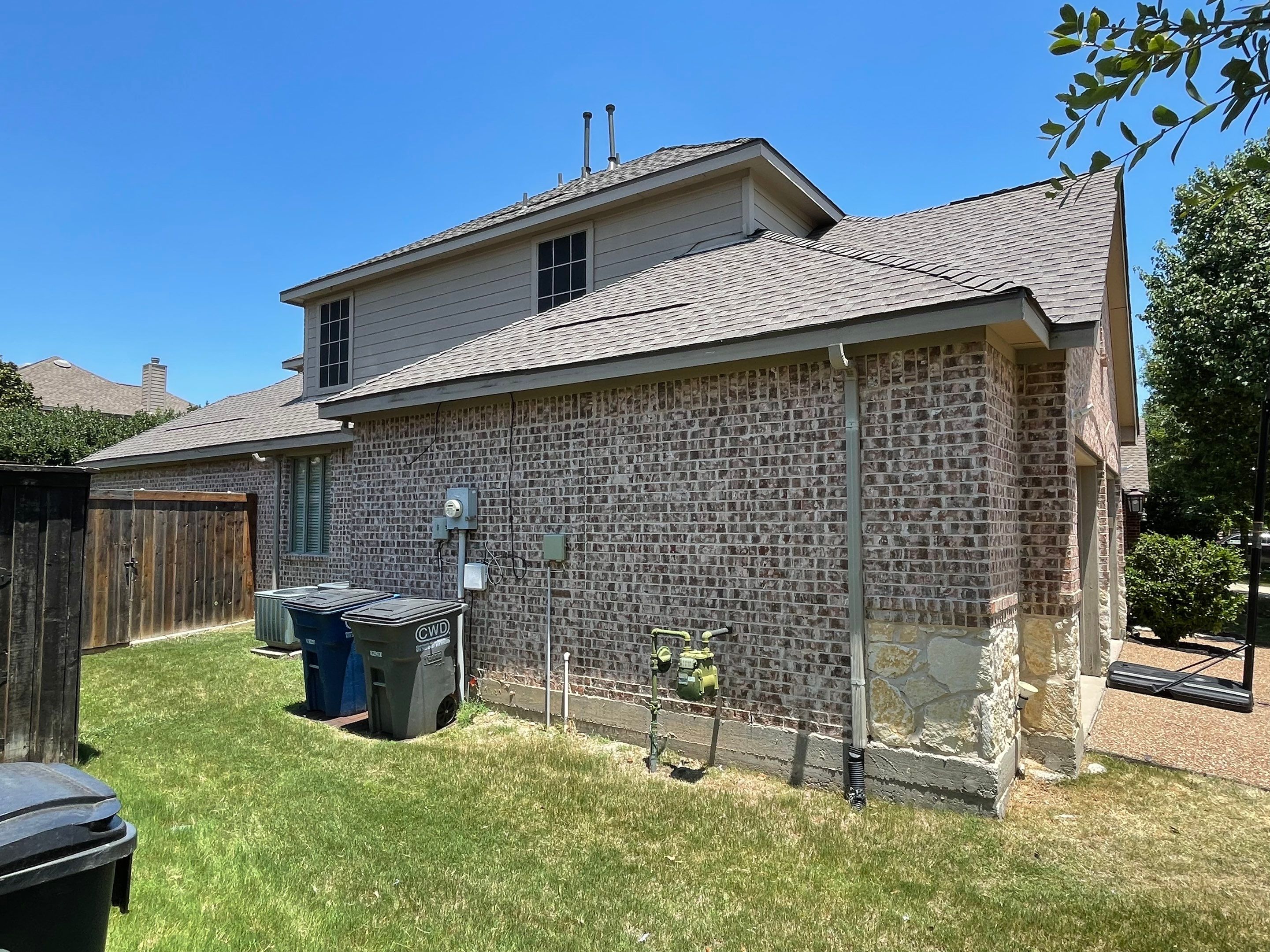 Major Hail Storm Full Roof and Gutter Replacement by First United Roofing & Construction