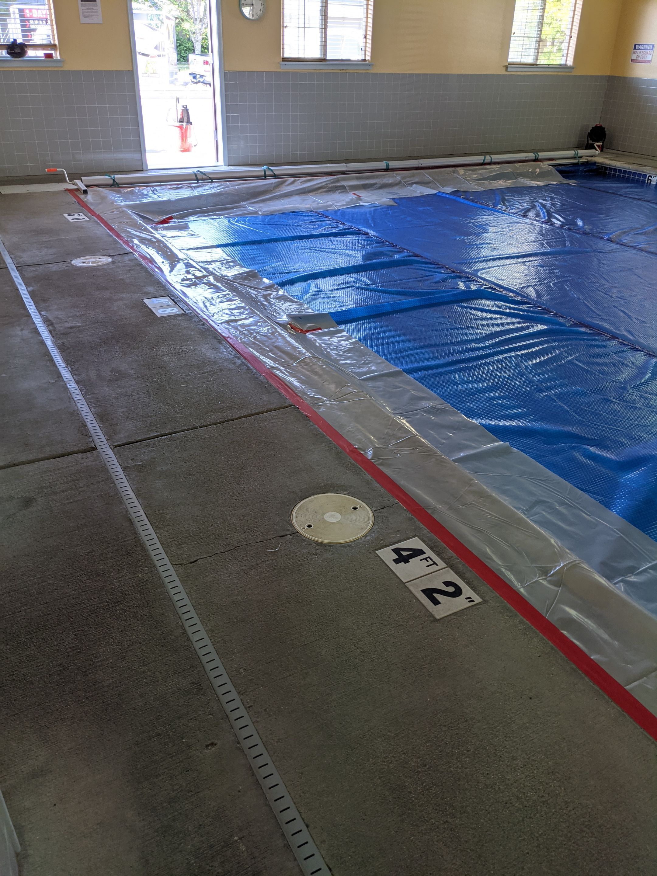 Pool Deck Transformation using Tidal Wave by Croc Coatings, LLC