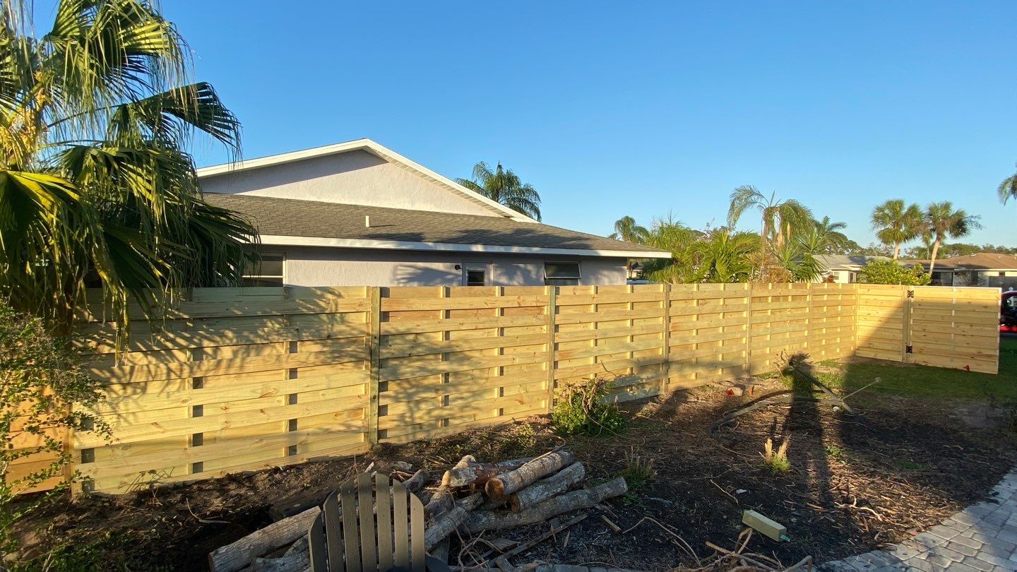 Wood Fence Installation using Shadowbox Wood Fence by Asap fence and gates, LLC