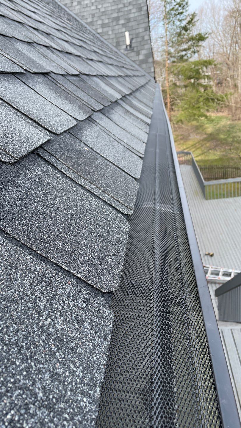 Residential Roofing Installation using Certainteed Belmont Shingle in Black Granite by Secure Construction Company Inc
