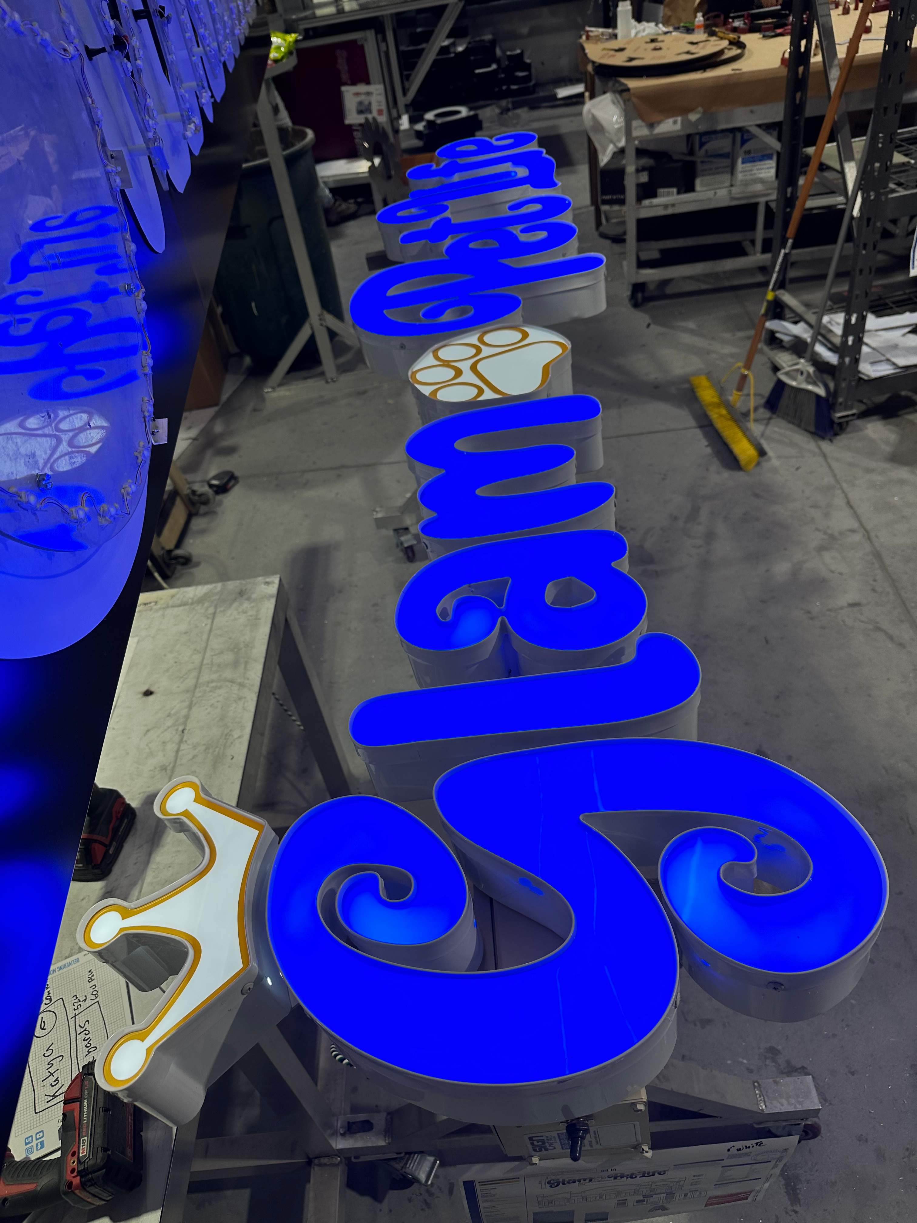 Glam Pet Life Channel Letters by SignCrafters
