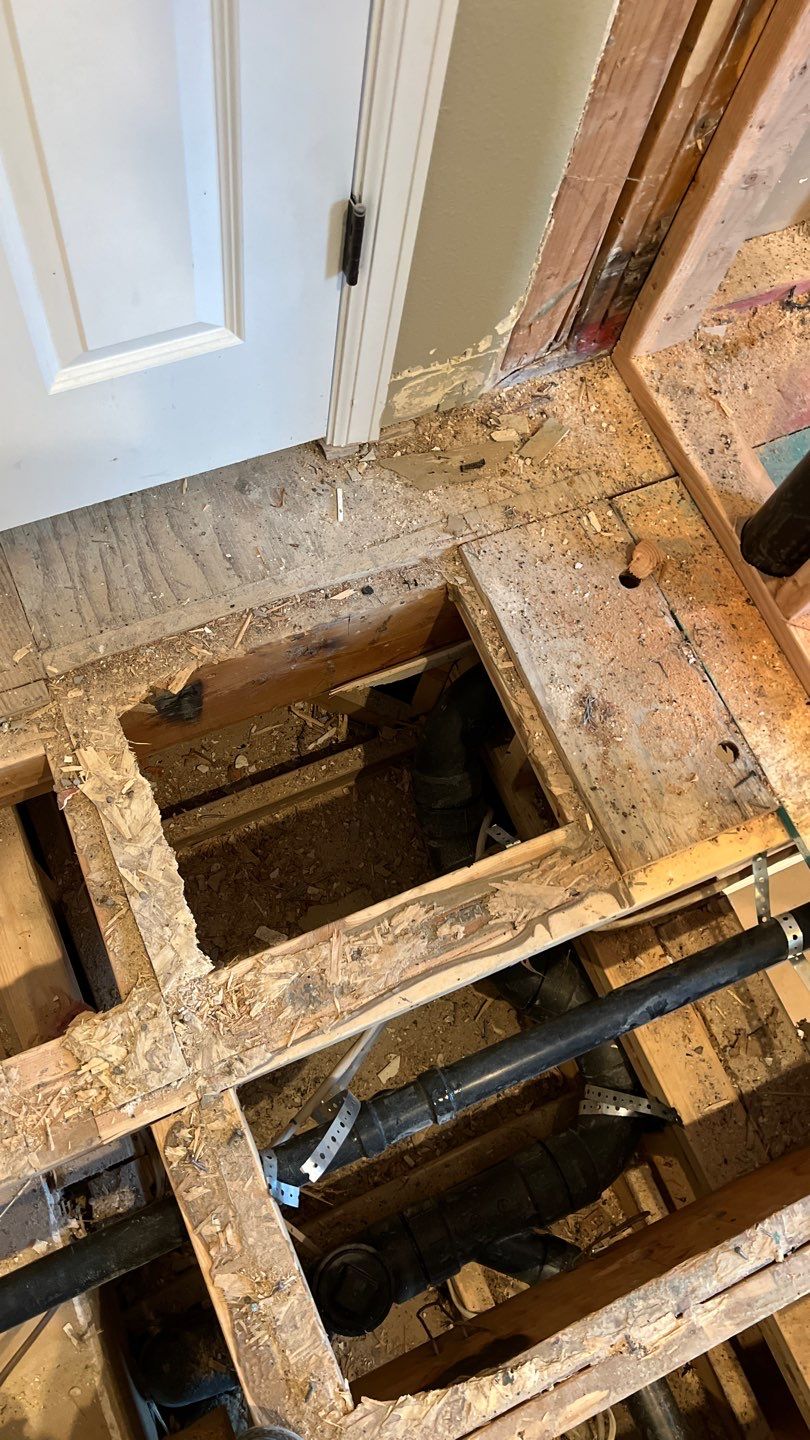 Two Bathroom Remodel  by Plumbing Connect Systems LLC