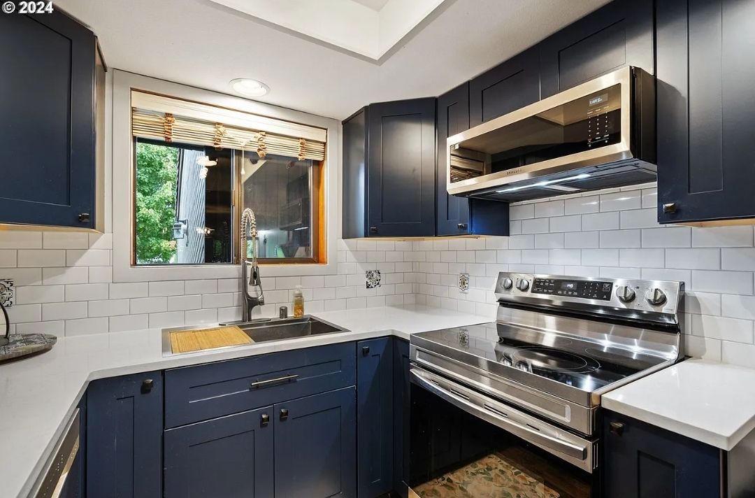 outdated Kitchen to a modern and simplistic kitchen area by Crm Services Llc