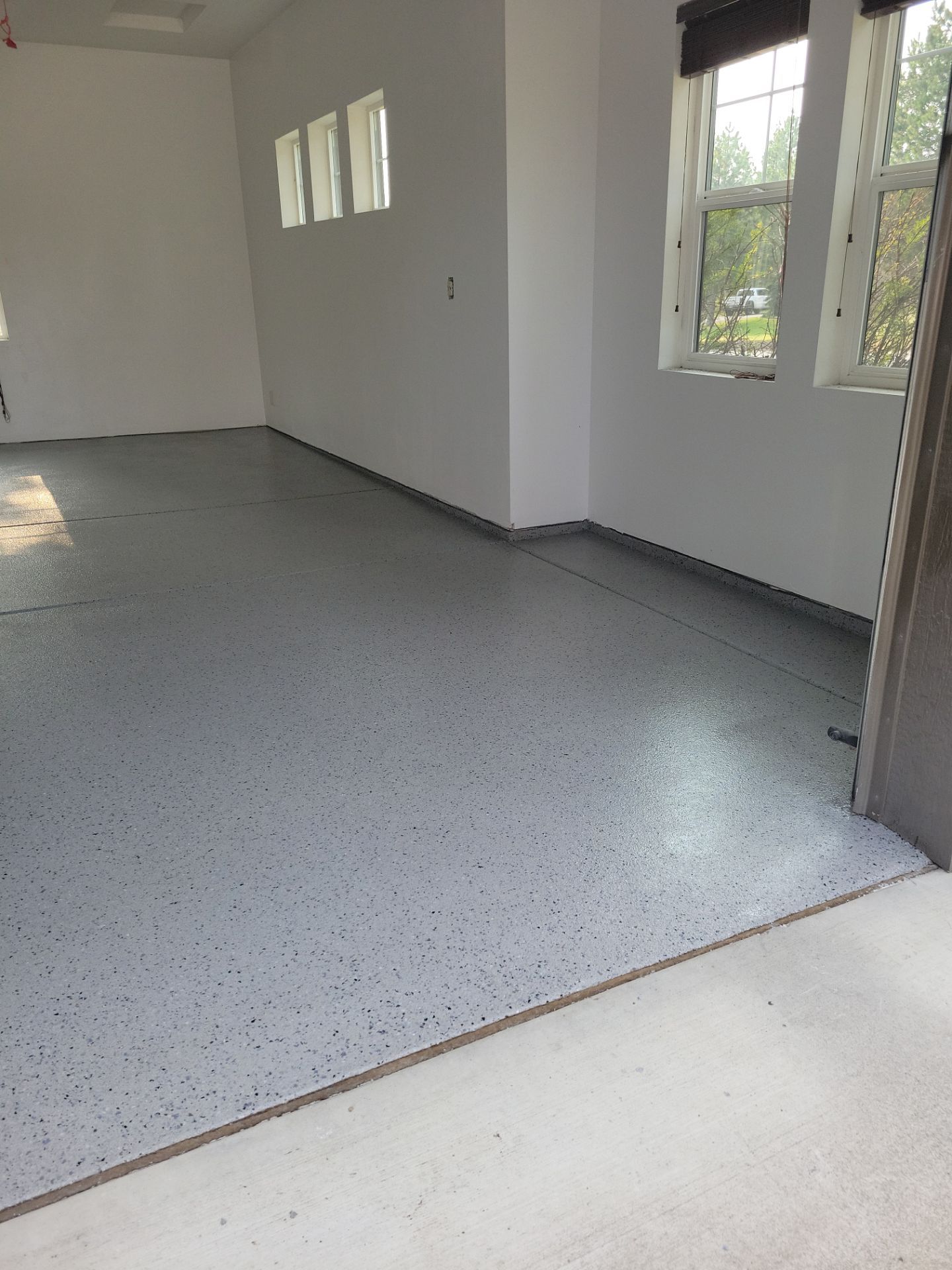 Garage Transformation using Denali Hybrid by Croc Coatings, LLC