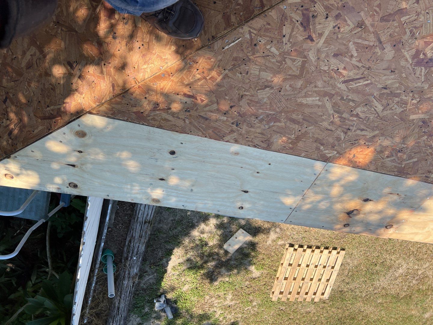 Residential Roofing Installation using 26 GA Rib Panel Galvalume by 1st Class Roofing, Inc.